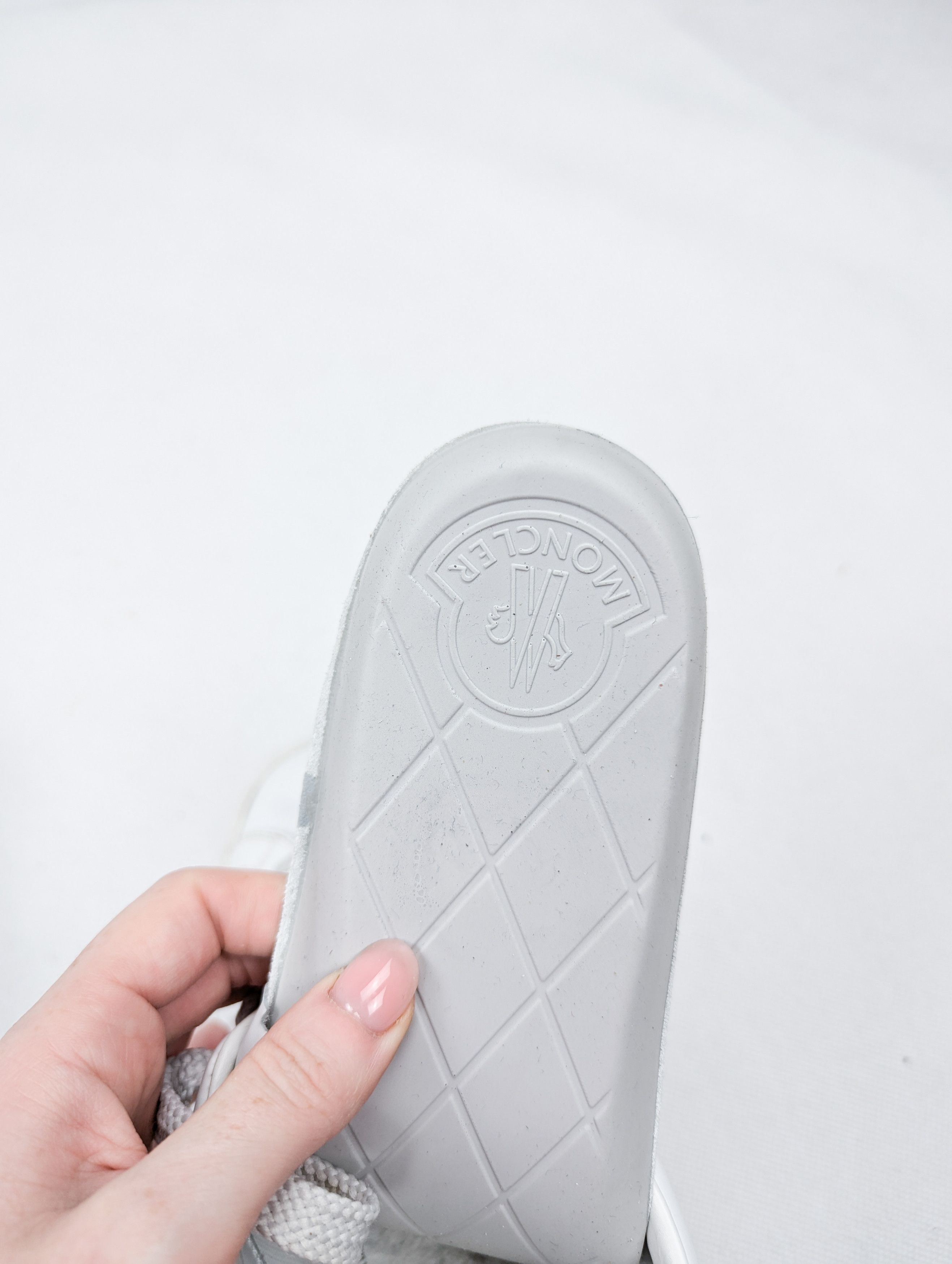 Moncler Moncler white low sneakers trainers 43.5 Size US 10.5 / EU 43-44 - 8 Thumbnail