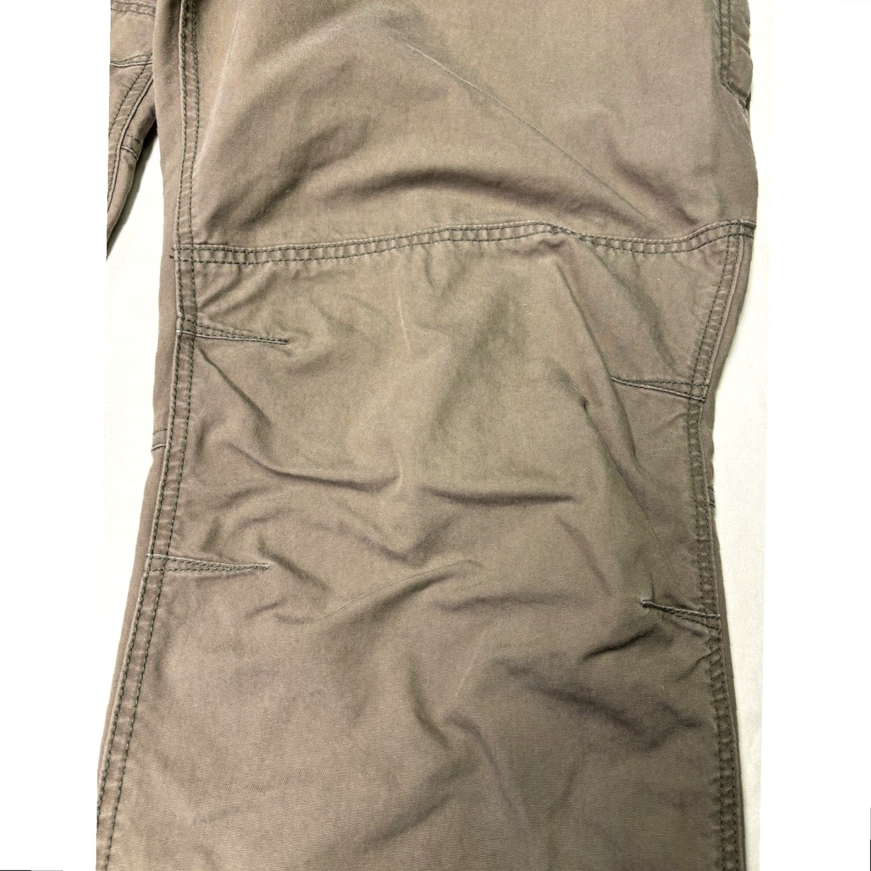 Vintage VINTAGE LLBean Cargo Pants Mens 40x34 Tan Khaki Utility Outdoor Work Adventure Size US 40 / EU 56 - 2 Thumbnail