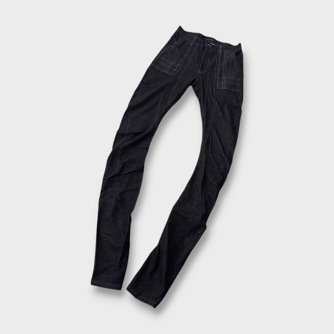 Julius JULIUS Overlock J Cut Skinny Denim Pants | Grailed