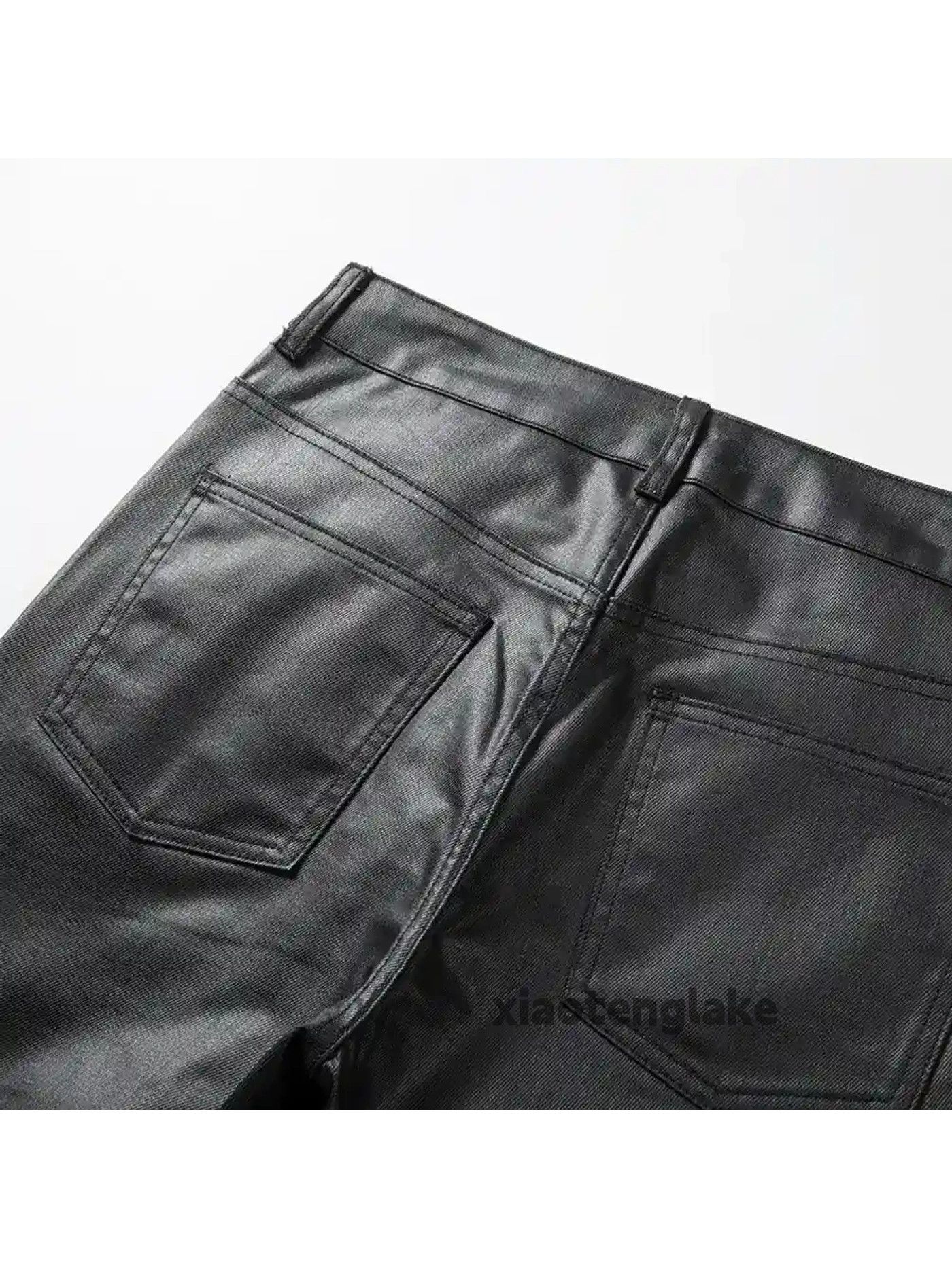 Designer × Jean × Vintage wax zipper patchwork utility skate hiphop punk jeans Size US 30 / EU 46 - 5 Thumbnail