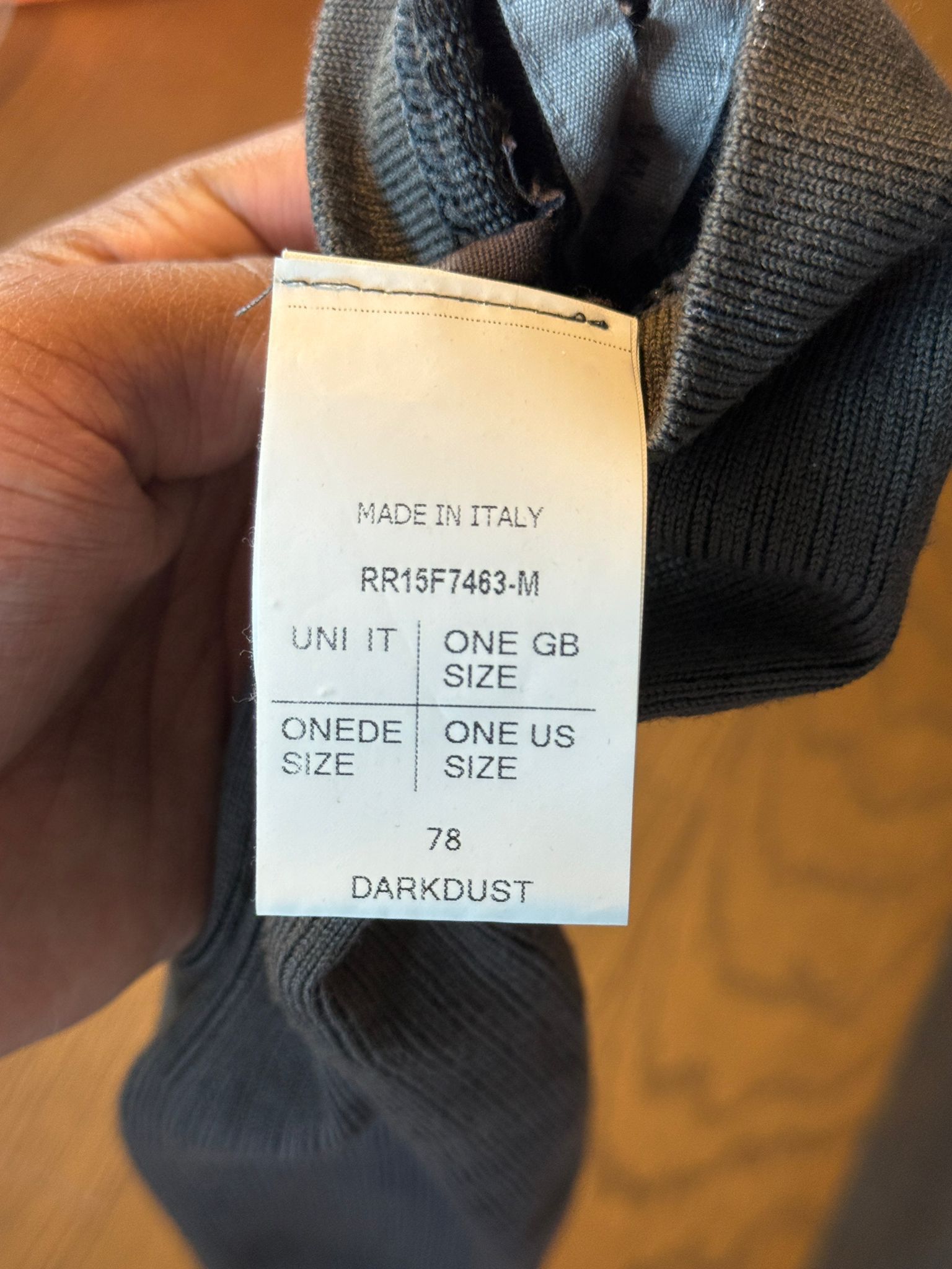 Rick Owens Rick Owens Darkdust Arm Warmers Size ONE SIZE - 5 Thumbnail