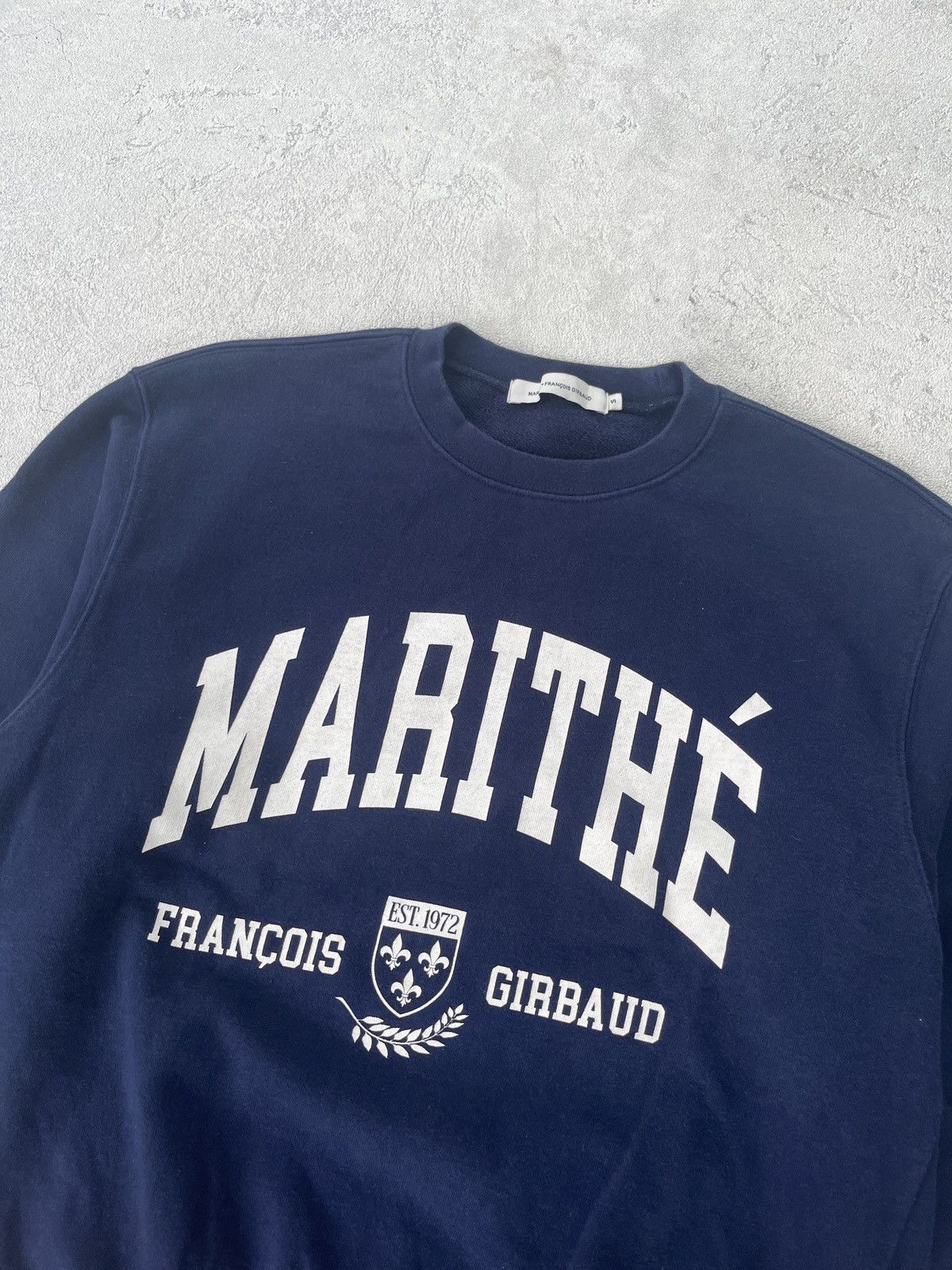 Marithe + Francois Girbaud Marithe Francois Girbaud Navy sweater crewneck Size US S / EU 44-46 / 1 - 2 Thumbnail