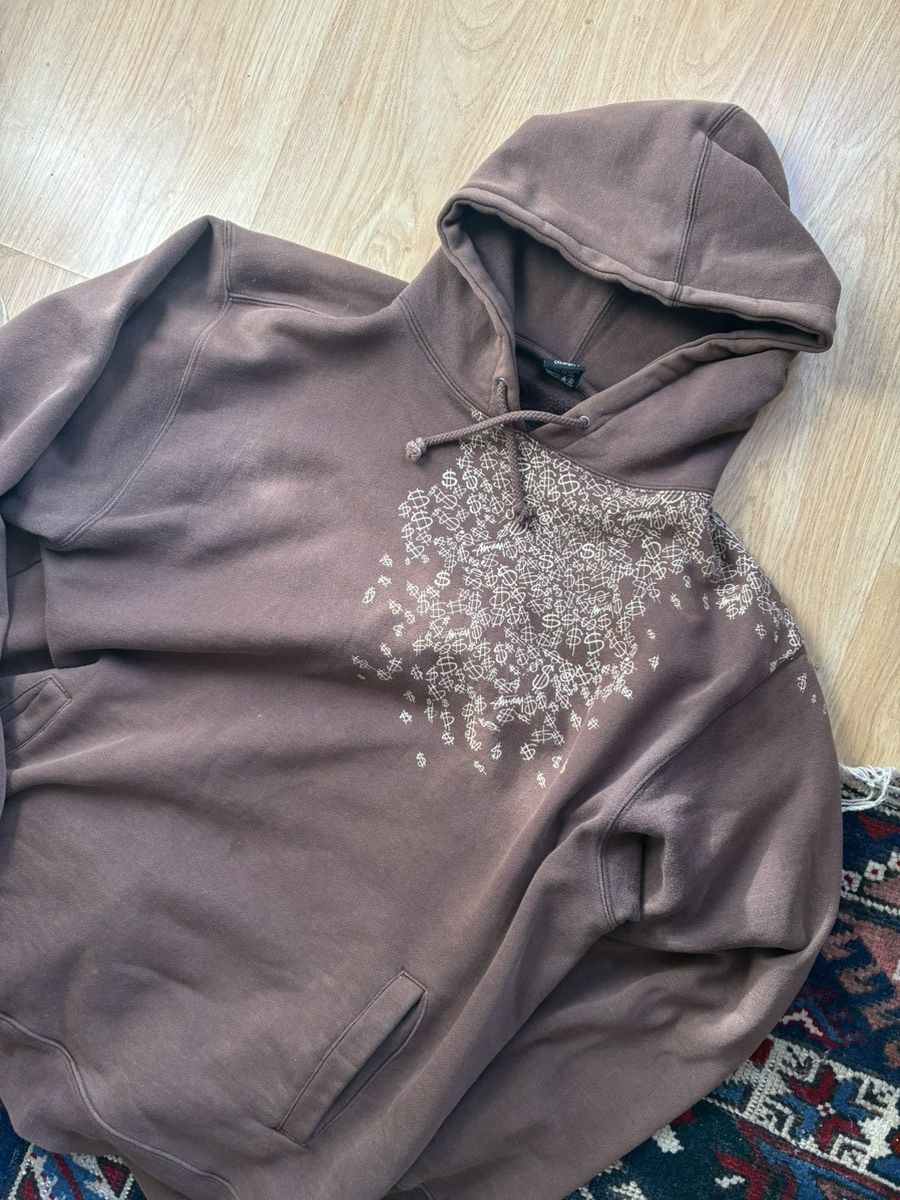 Stussy Late 90s / early 00s Brown Stussy $ hoodie Size US XL / EU 56 / 4 - 2 Thumbnail