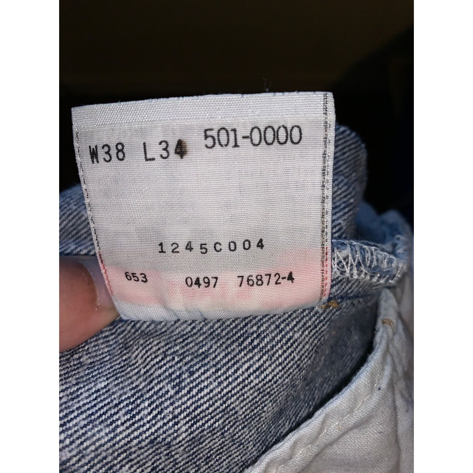 Levi's Levi’s 501xx Jeans Mens 38x30 Made USA April 1997 Vintage Size US 38 / EU 54 - 6 Thumbnail