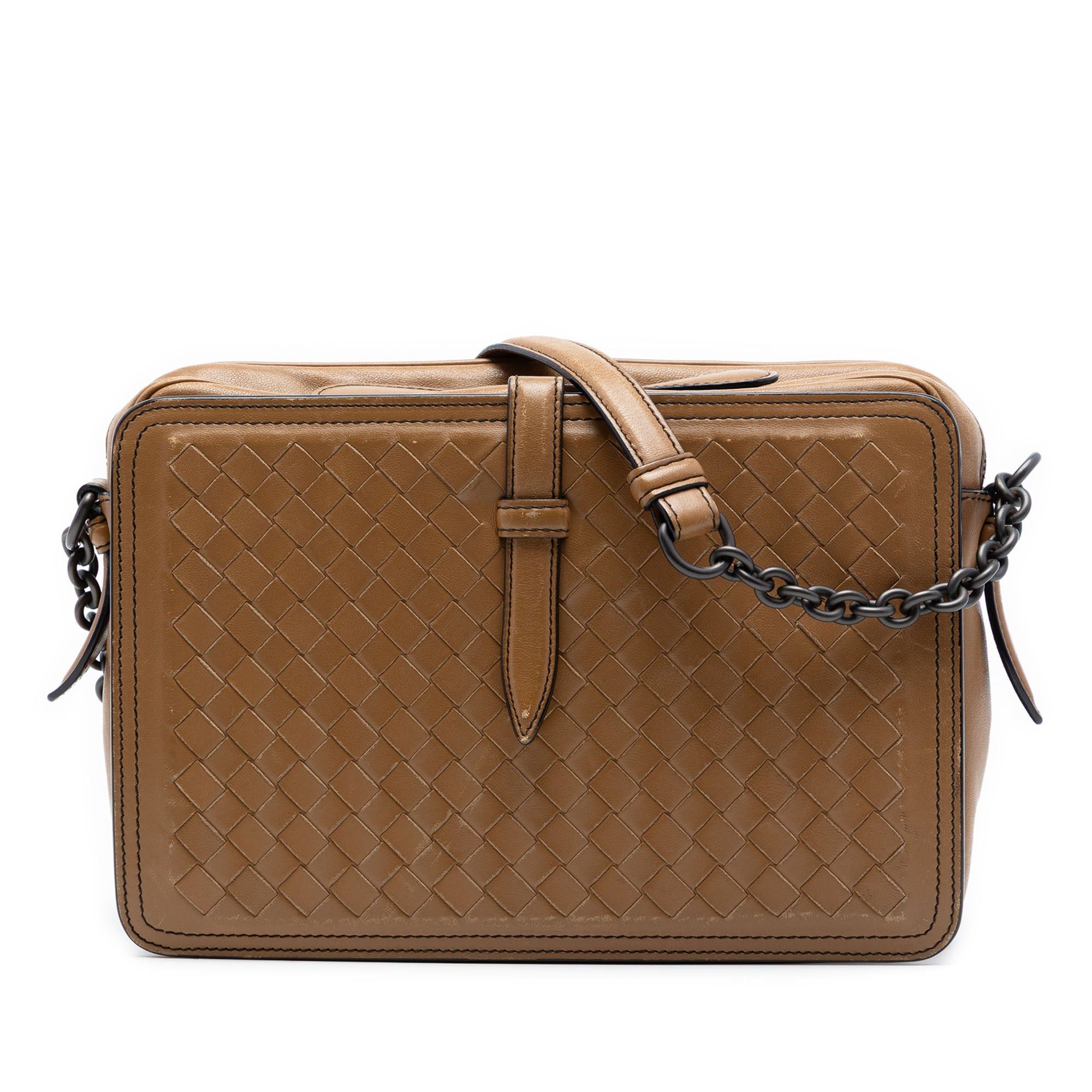 Bottega Veneta Nappa Intrecciato Belt Flap Camera Bag Size ONE SIZE - 1 Thumbnail