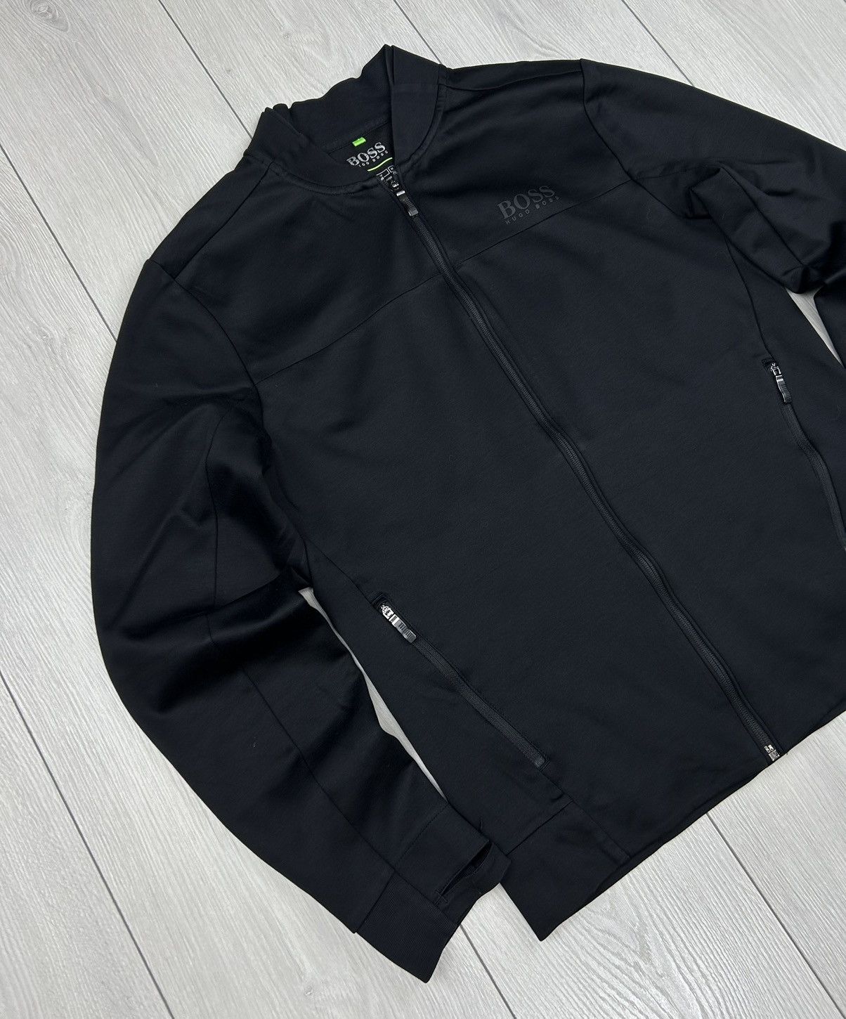 Hugo Boss Hugo Boss Zip Light Track Jacket Black Size S - M Size US M / EU 48-50 / 2 - 3 Thumbnail