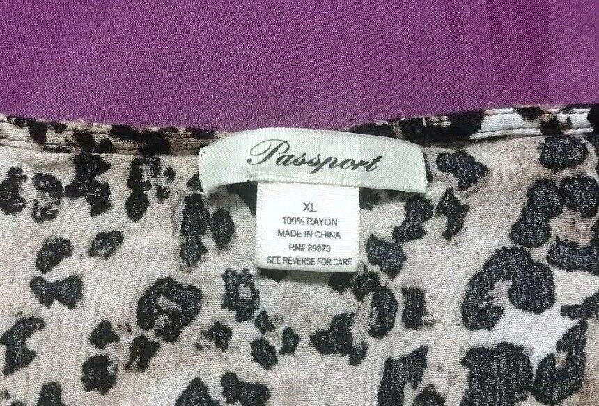 Passport Passport Brand Cheetah Print XL Top Size XL / US 12-14 / IT 48-50 - 2 Thumbnail