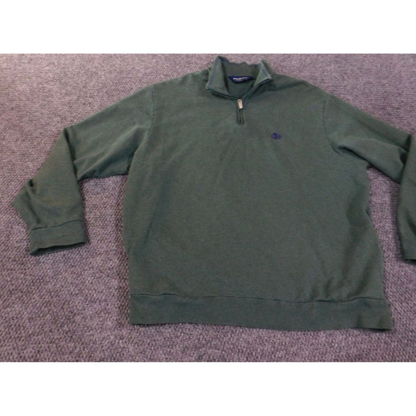 Ralph Lauren Ralph Lauren Polo Golf Sweater XL Men Green 1/4 Zip Retro Logo Pullover Knit Mock Neck Adjustable Vintage? Size US XL / EU 56 / 4 - 3 Thumbnail