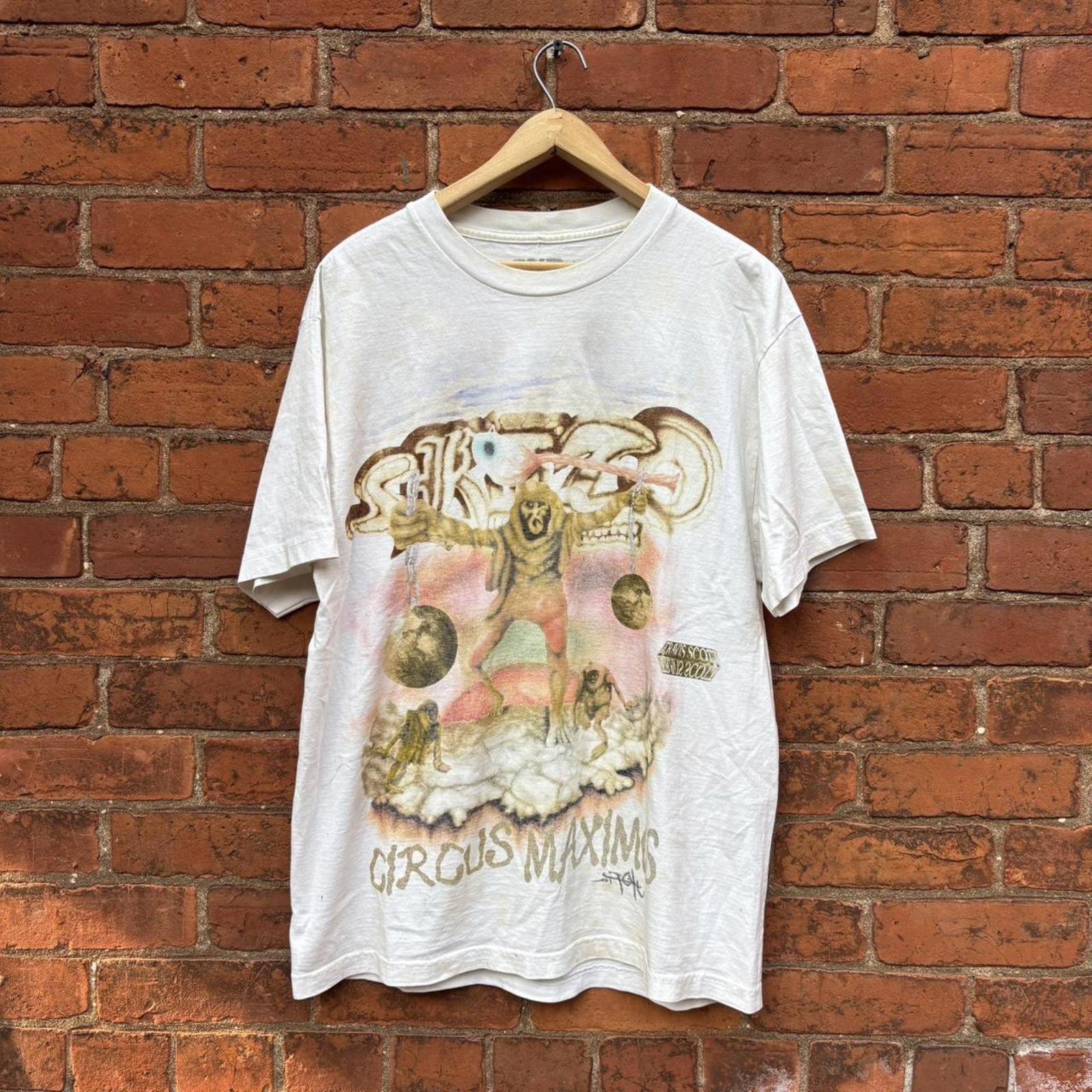 Travis Scott Travis Scott circus Maximus skitzo skeleton tour t shirt L Size US L / EU 52-54 / 3 - 1 Thumbnail