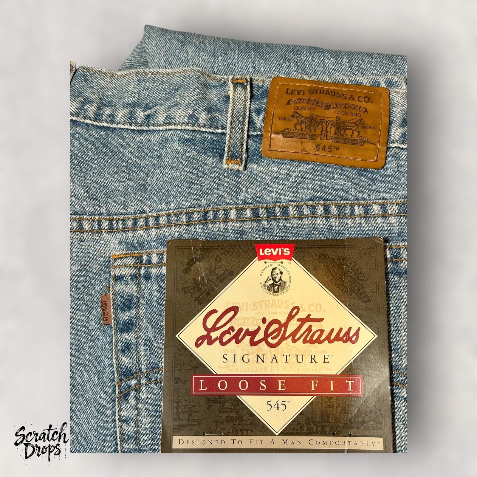 Levi's Vintage Levi's 545 Men's Jeans NWT Deadstock W54 L32 Loose Size US 38 / EU 54 - 7 Thumbnail