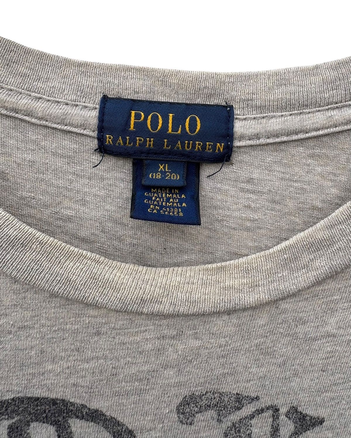 Polo Ralph Lauren Polo Ralph Lauren Spellout Skull Tee Size US M / EU 48-50 / 2 - 2 Thumbnail