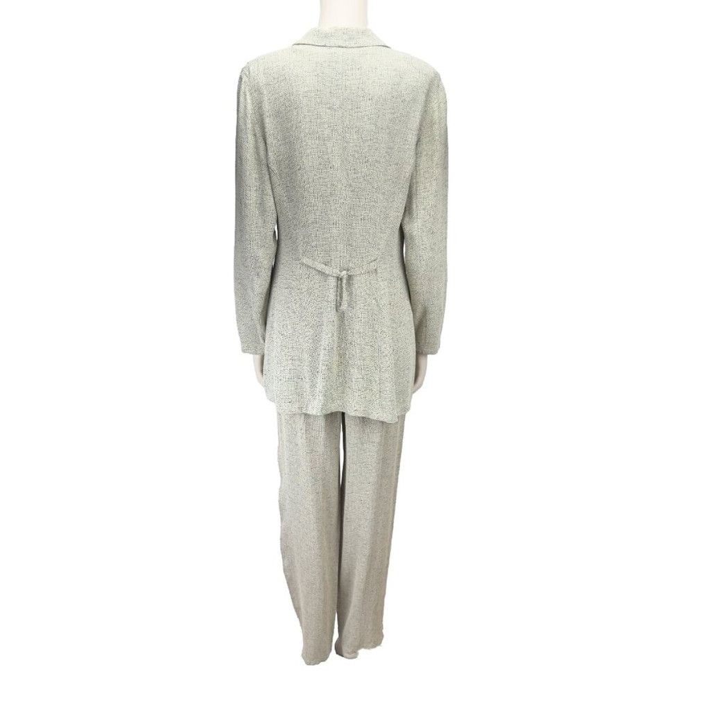 Gerard Darel GERARD DAREL 3 Pc Suit Flowy Gray Green Beige Pants Set s 38 Size S / US 4 / IT 40 - 7 Thumbnail