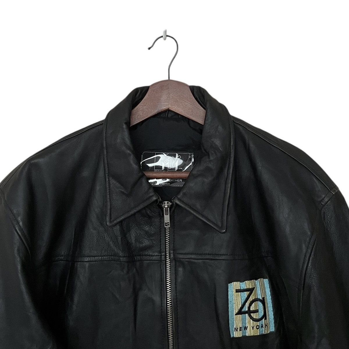 Mtv Vintage Mtv Television Leather Jacket 1990s Size US M / EU 48-50 / 2 - 3 Thumbnail