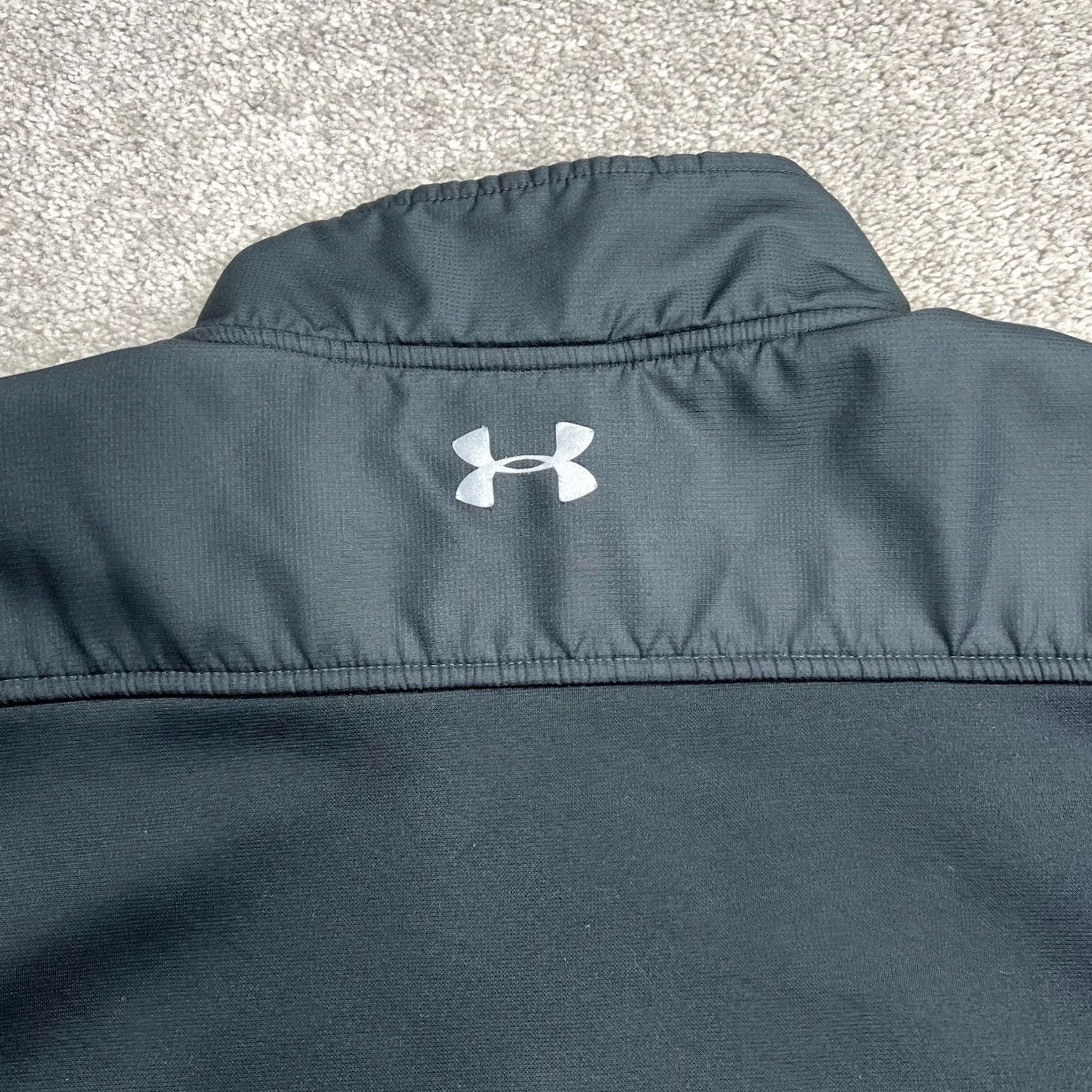 Under Armour Under Armour Jacket Mens XL Black Full Zip Track Athletic Loose Fit Gym Training Size US XL / EU 56 / 4 - 7 Thumbnail