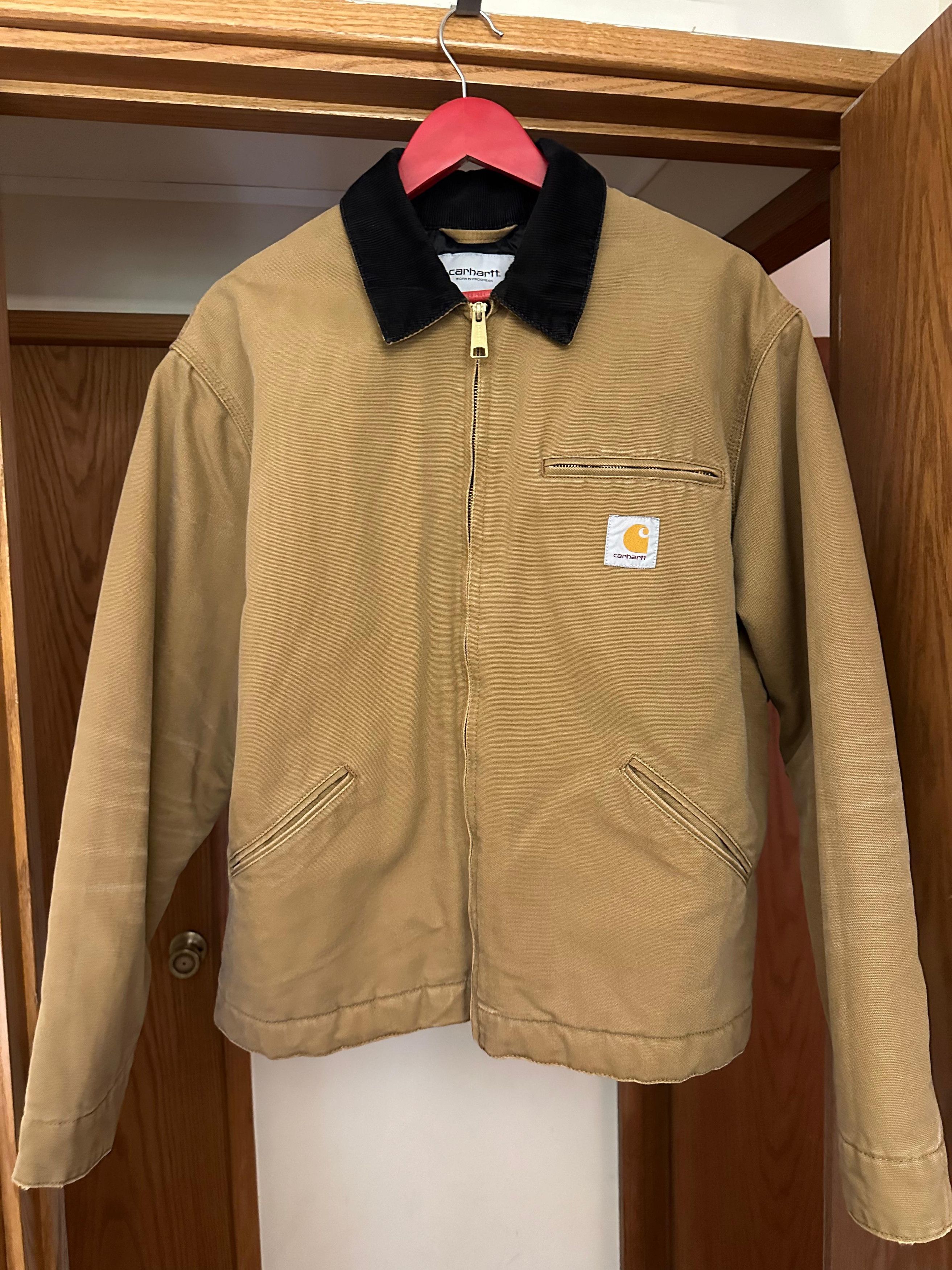image of Carhartt Wip OG Detroit Jacket in Brown, Men's (Size Medium)
