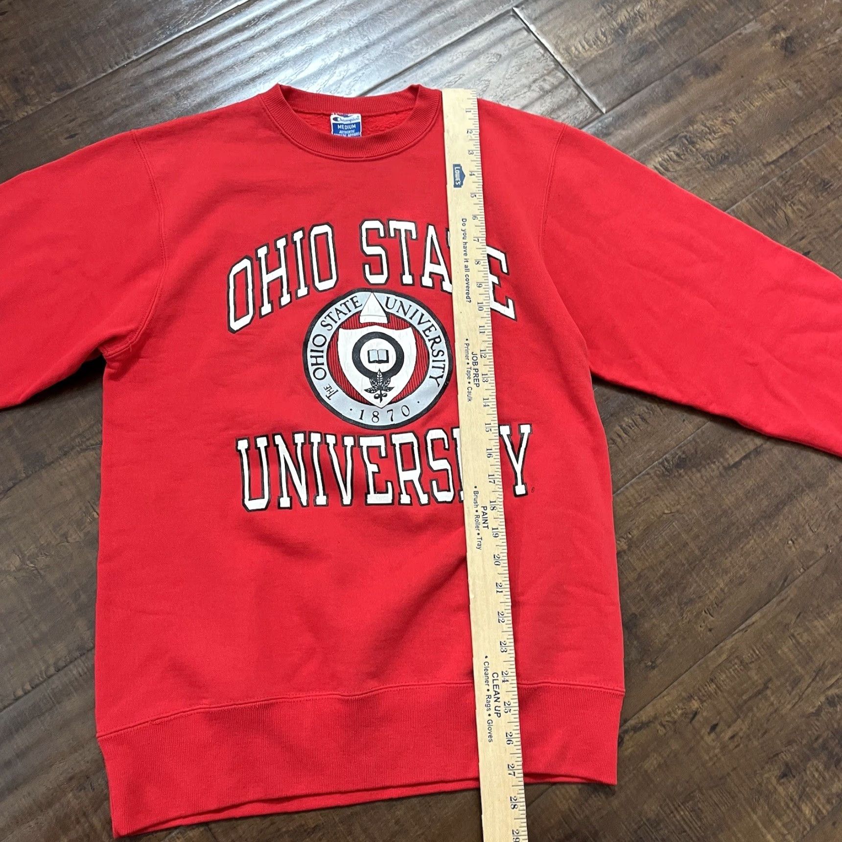 Champion VINTAGE Champion OSU Buckeyes Crewneck Sweatshirt Red XL Men Pullover 90s Sports Ohio State Buckeyes Size US XL / EU 56 / 4 - 8 Thumbnail