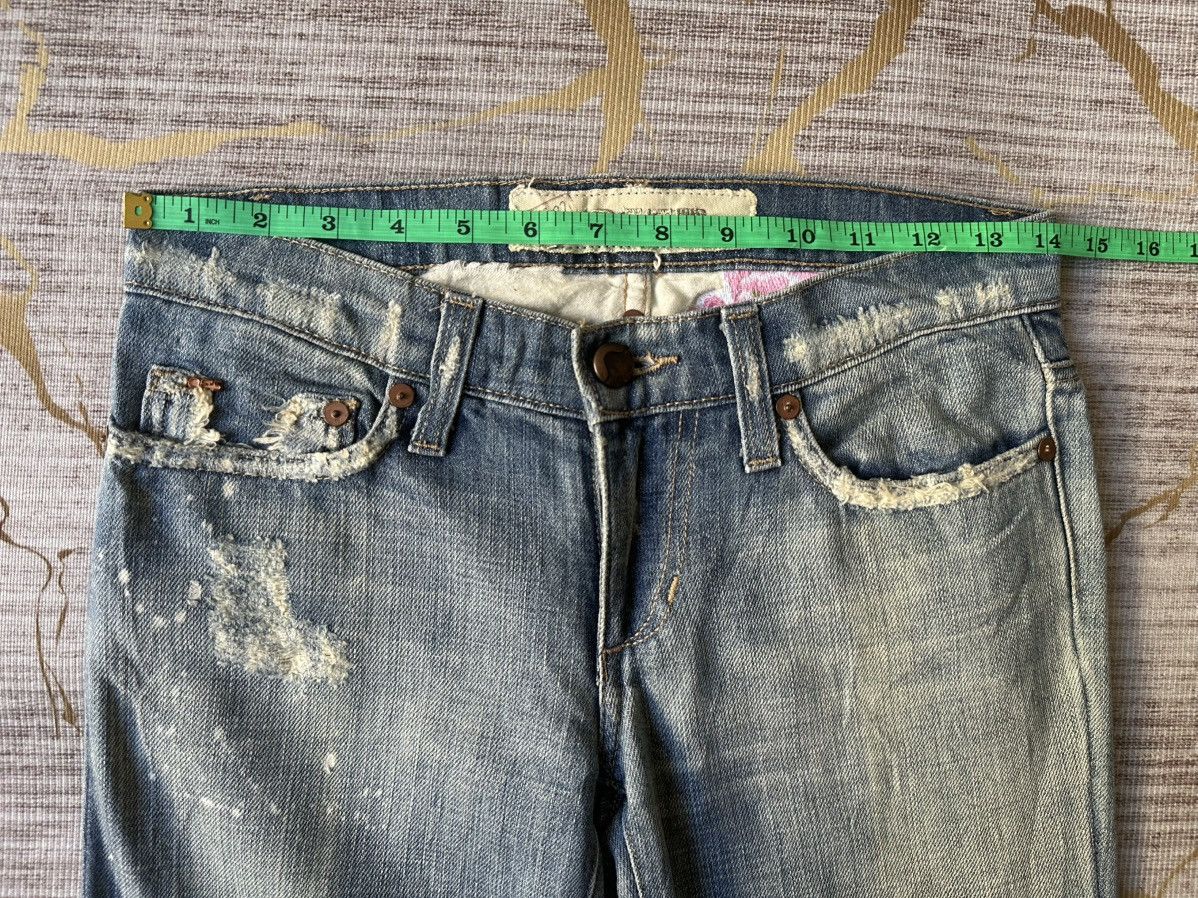 Joe's FLARE Joe’s Distressed Faded Blue Boot Jeans Size 28" / US 6 / IT 42 - 5 Thumbnail