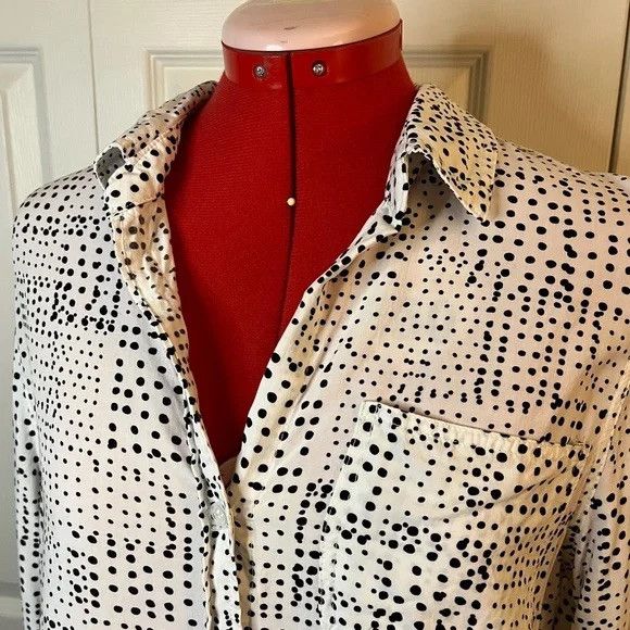 Other Velvet Heart Spotted Print Button Up Blouse M Size M / US 6-8 / IT 42-44 - 5 Thumbnail