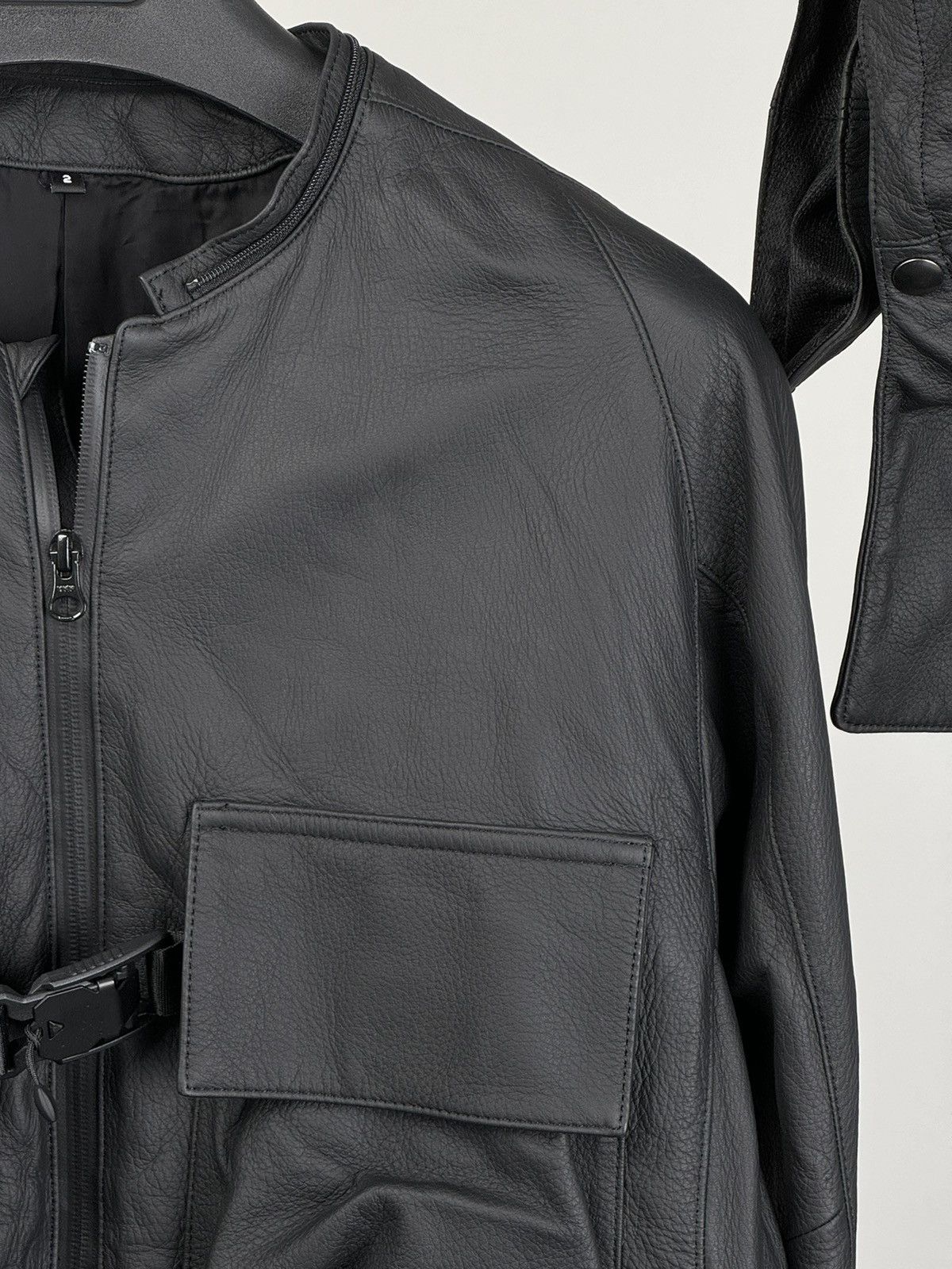 The Viridi-anne Leather mask hooded jacket size 2 Size US M / EU 48-50 / 2 - 4 Thumbnail