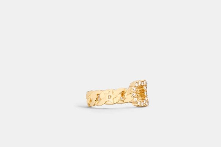 Dior o1w1db10325 Size: OS / R0988 Ring in Gold Size ONE SIZE - 2 Thumbnail