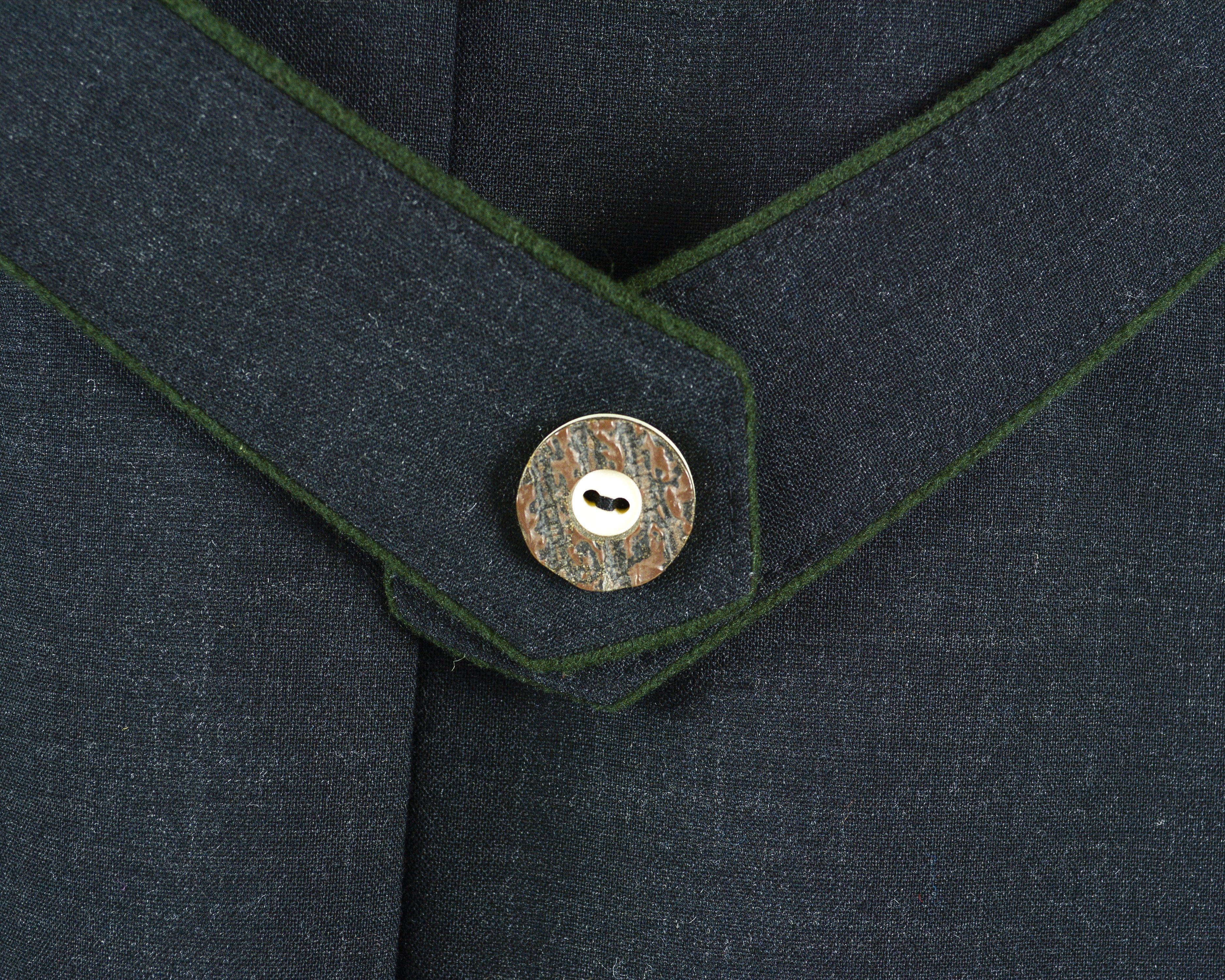 Vintage NOCKSTEIN Trachten UK 46 US Blazer Wool Jacket Coat Cardigan Size 46R - 5 Thumbnail