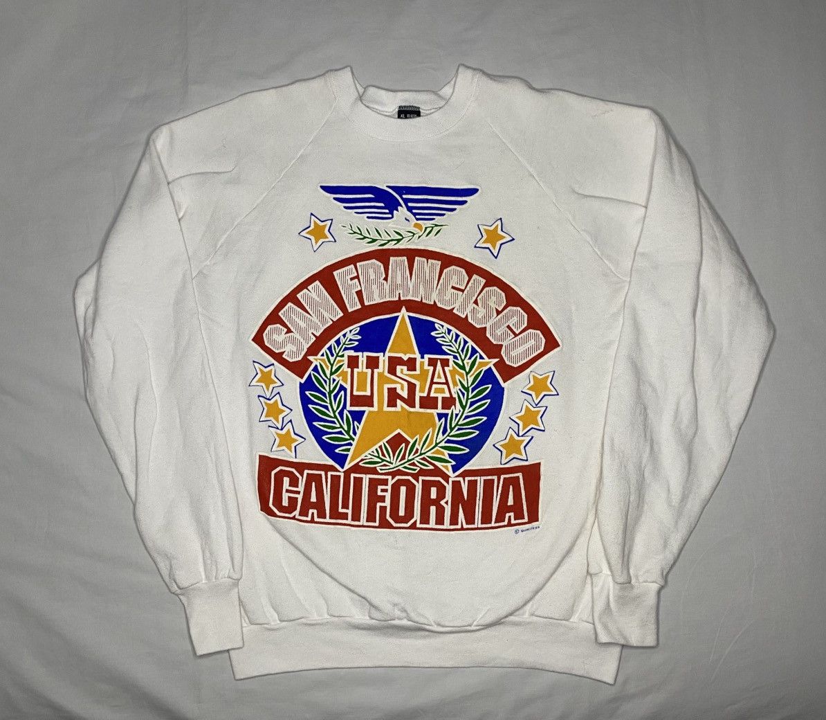 Other Vintage Screen Stars San Fransisco USA Puff Print Crewneck Size US XL / EU 56 / 4 - 1 Thumbnail
