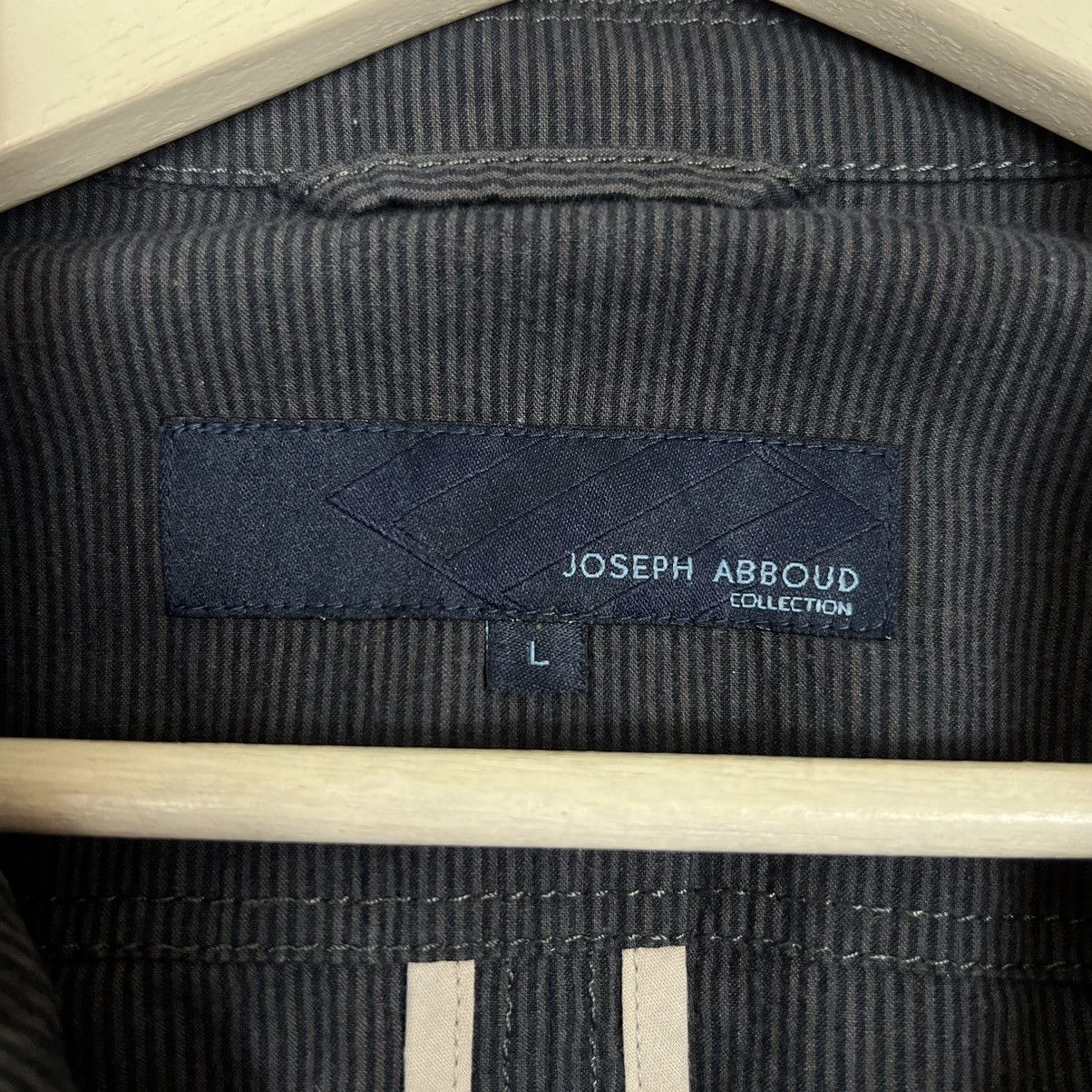 Joseph Abboud 🔥 JOSEPH ABBOUD PIN STRIPE CHORE JACKET Size US L / EU 52-54 / 3 - 13 Thumbnail