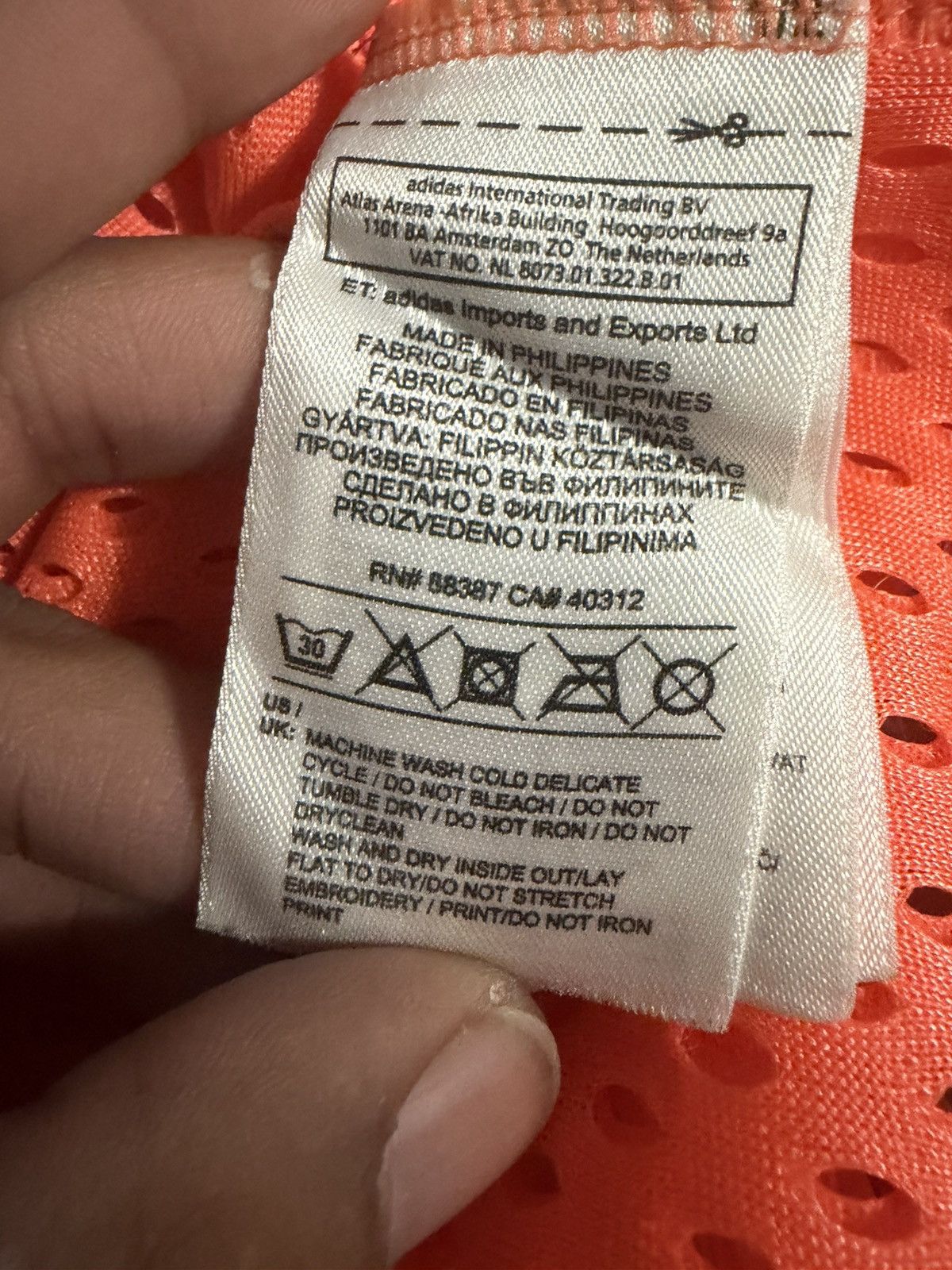 Adidas × Jeremy Scott Jeremy Scott Adidas Orange Jersey Tank Owned by Steve Aoki Size US M / EU 48-50 / 2 - 9 Thumbnail