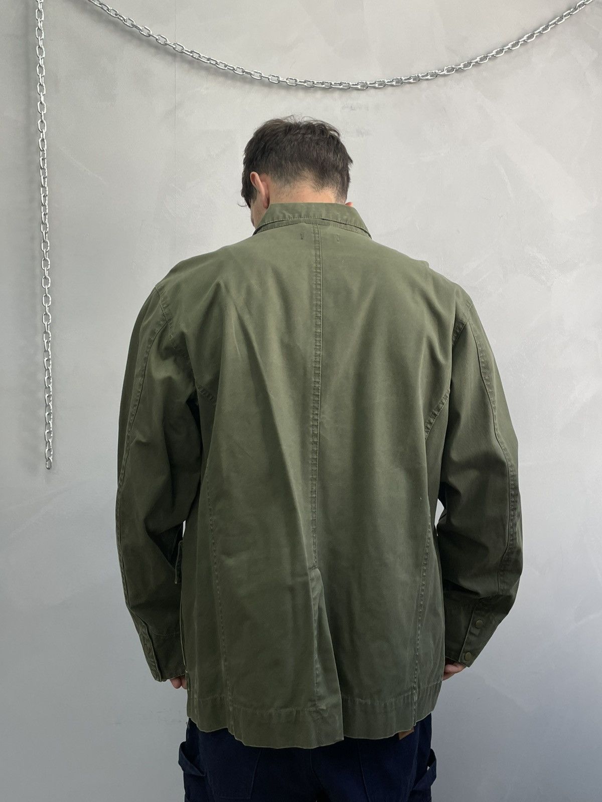Diesel Rare canvas military jacket Diesel hype y2k japanese jacket Size US XL / EU 56 / 4 - 8 Thumbnail