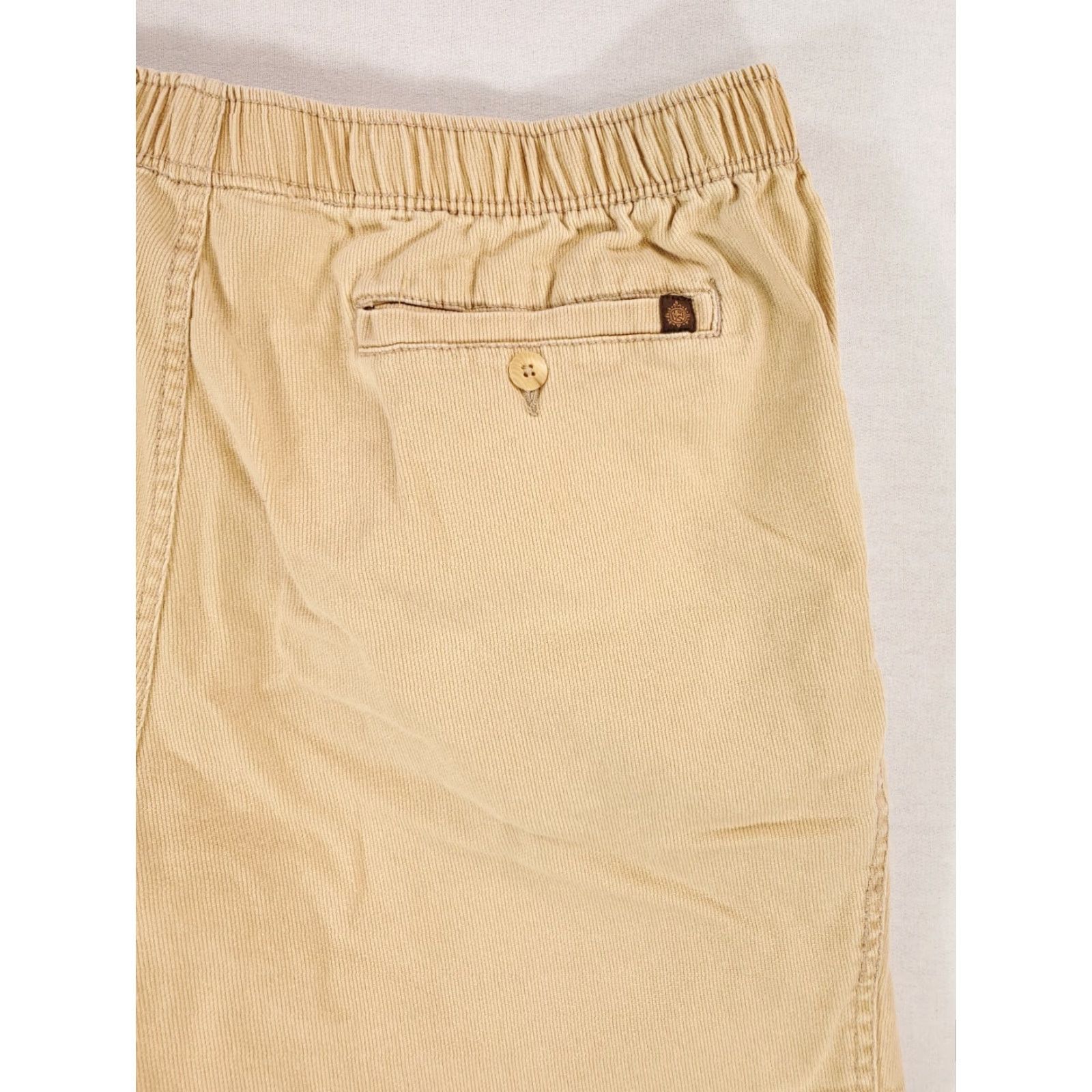 The Territory Ahead Territory Ahead Corduroy Shorts Elastic Drawstring Yellow 37 Inch Waist Mens XL Size US 36 / EU 52 - 4 Thumbnail