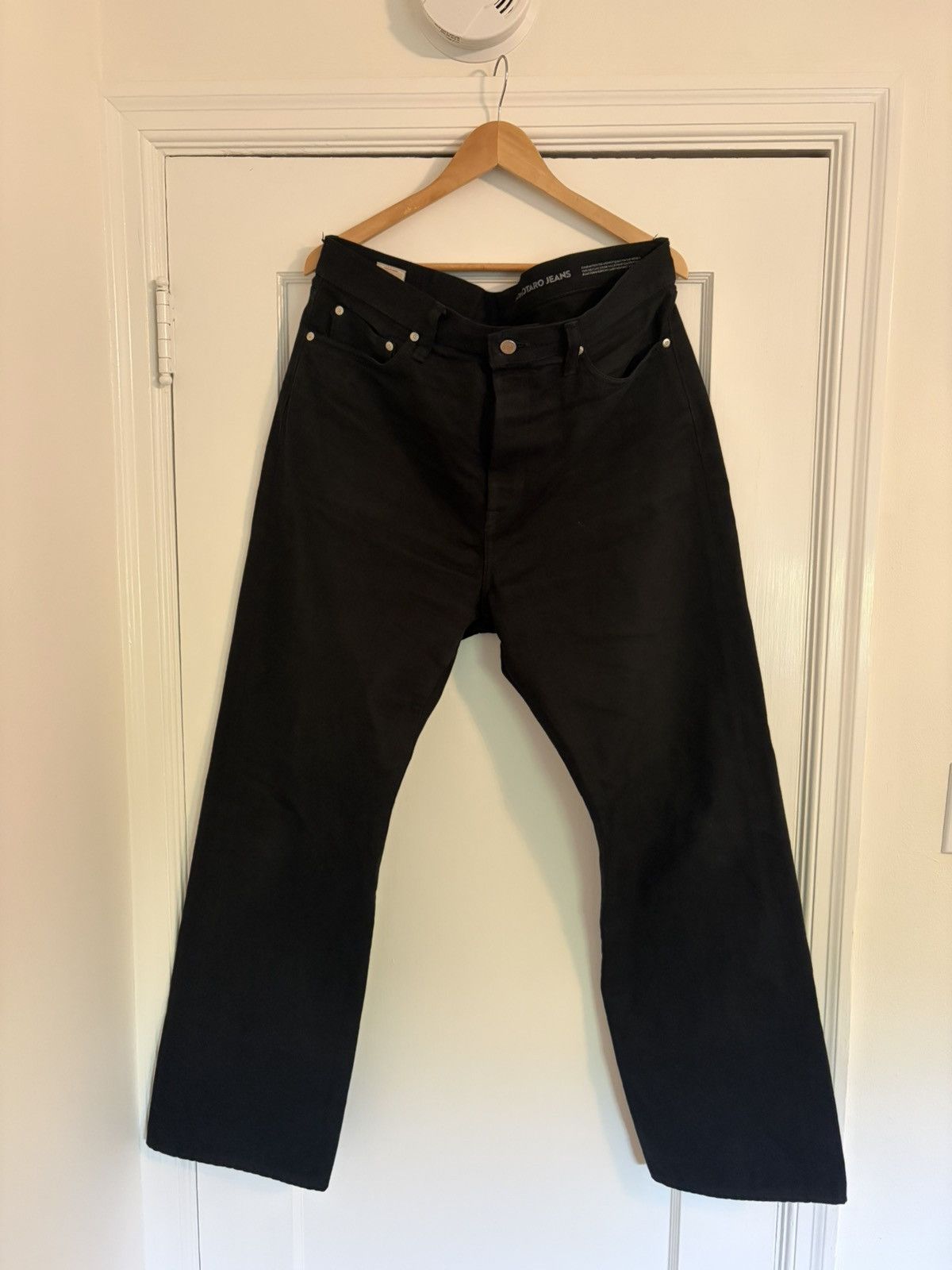 Momotaro Jeans Momotaro Wide Fit Black Button Fly Jeans - 36 Size US 36 / EU 52 - 1 Thumbnail