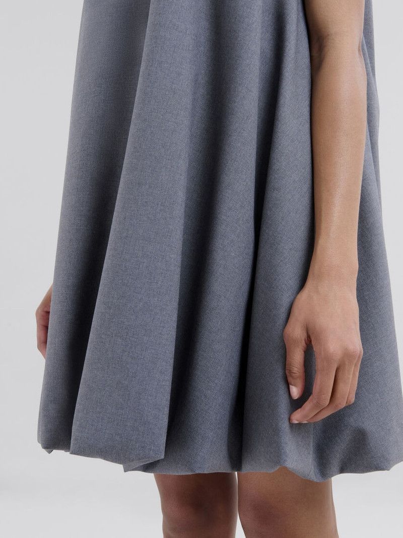 Marni o1f1d3z0326 Flared Mini Dress in Grey Size L / US 10 / IT 46 - 5 Thumbnail