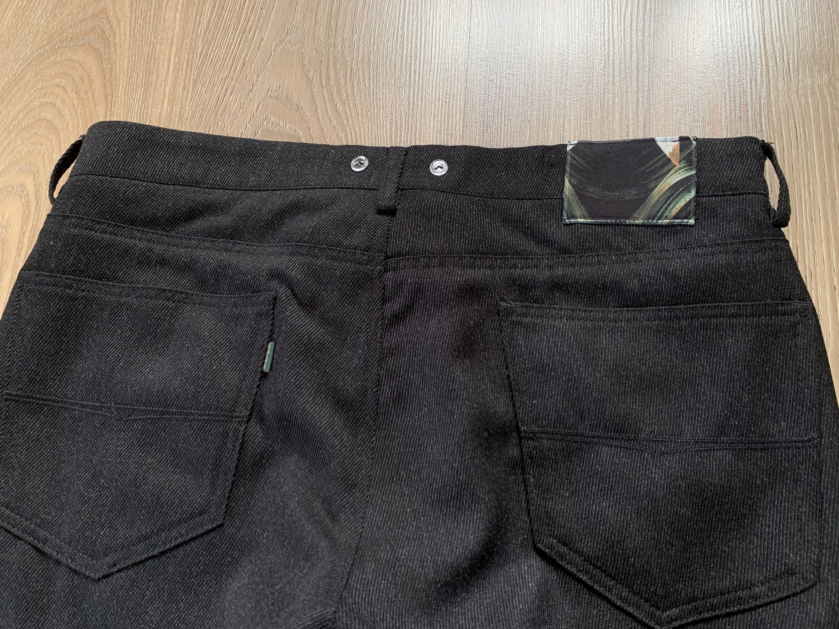 Vintage Berwich Mens Dark Grey Wool Pants Size US 32 / EU 48 - 6 Thumbnail