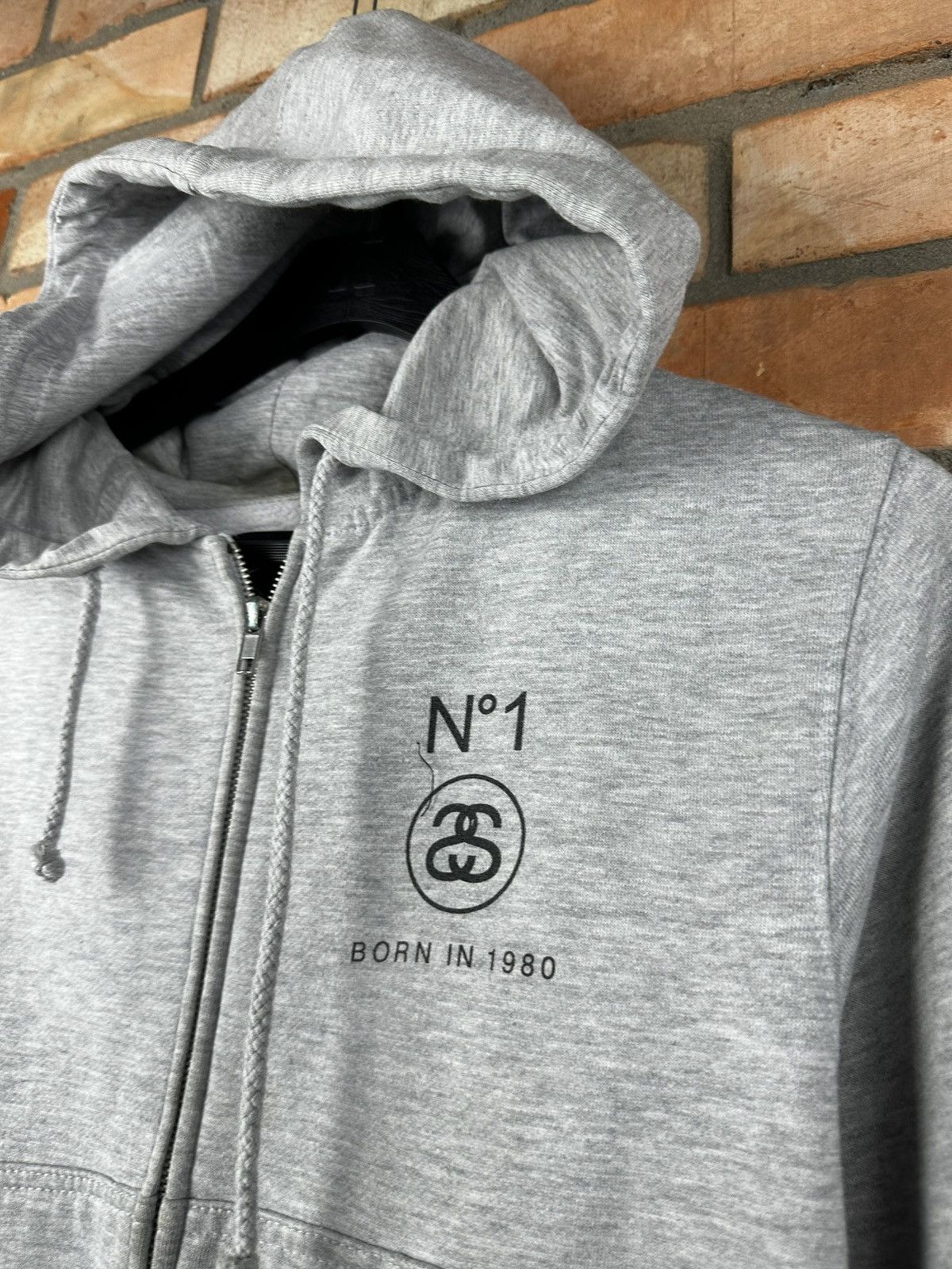 Stussy × Vintage Stussy zip hoodie big Logo Size XS / US 0-2 / IT 36-38 - 3 Thumbnail