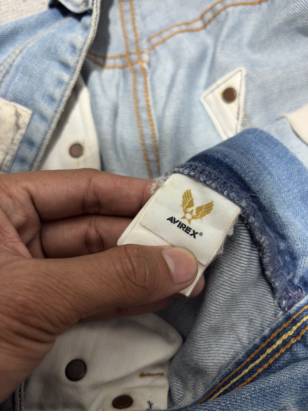 Avirex AVIREX PATCH WORK DENIM PANTS Size US 34 / EU 50 - 9 Thumbnail