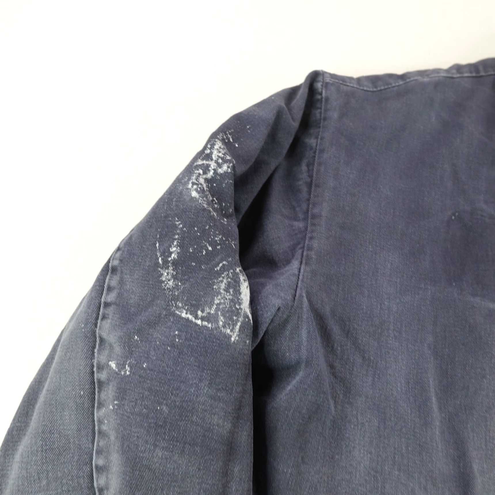 Vintage Bulwark FR Jacket Mens XL Navy Blue Flame Resistant Quilted 45 ATPV Workwear Jacket Size US XL / EU 56 / 4 - 3 Thumbnail