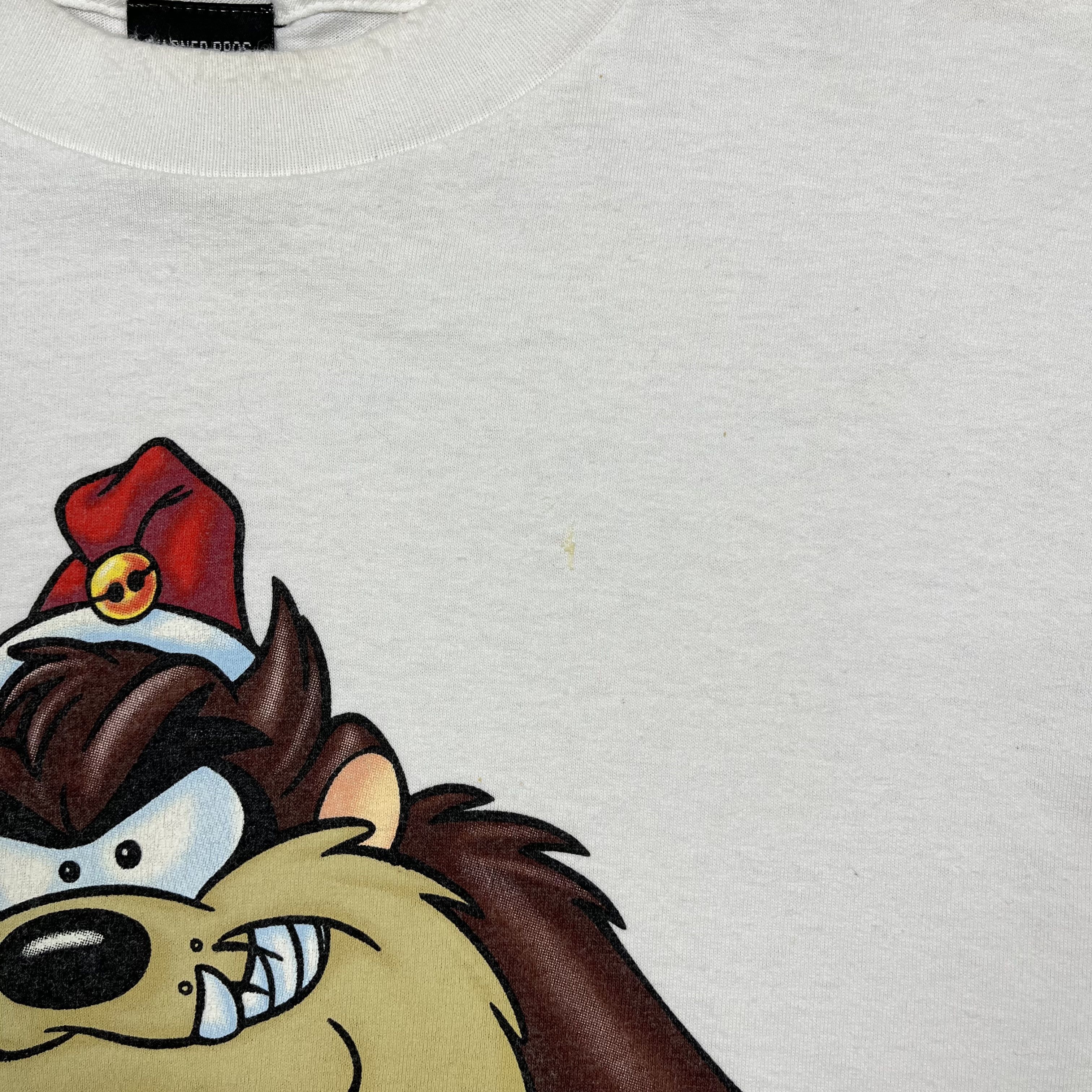 Vintage Vintage Warner Bros Taz Big Logo Cartoon T shirt 1999 Size US M / EU 48-50 / 2 - 12 Thumbnail