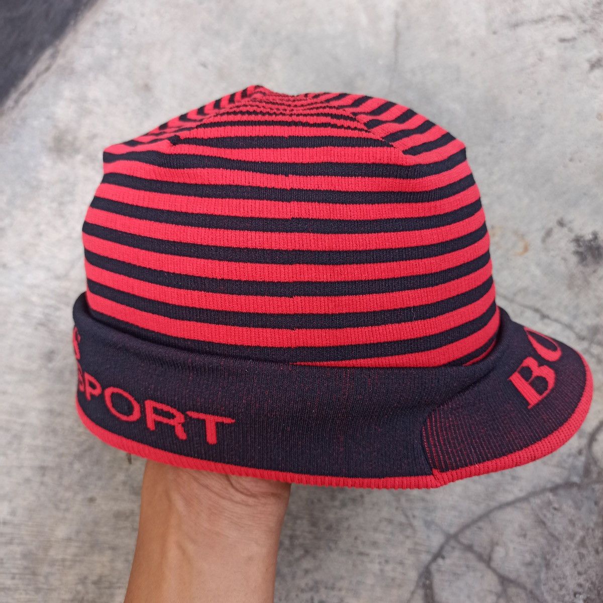 Hugo Boss × Solid and Striped Hugo boss outdoor beanie with visor Size ONE SIZE - 6 Thumbnail