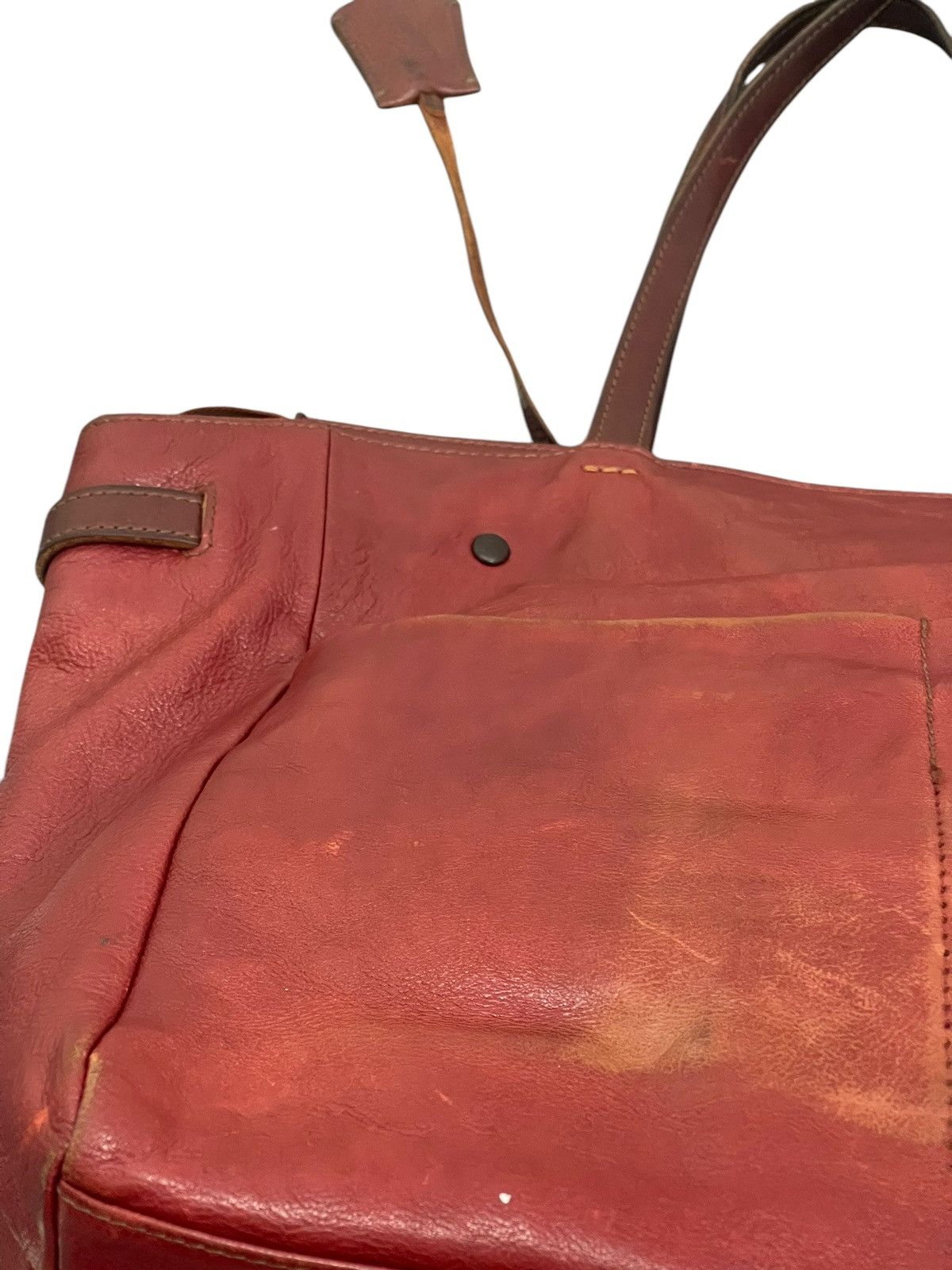 Genuine Leather Full Leather Genten Japan Tote Shoulder Bag 1🟩3 Size ONE SIZE - 18 Thumbnail