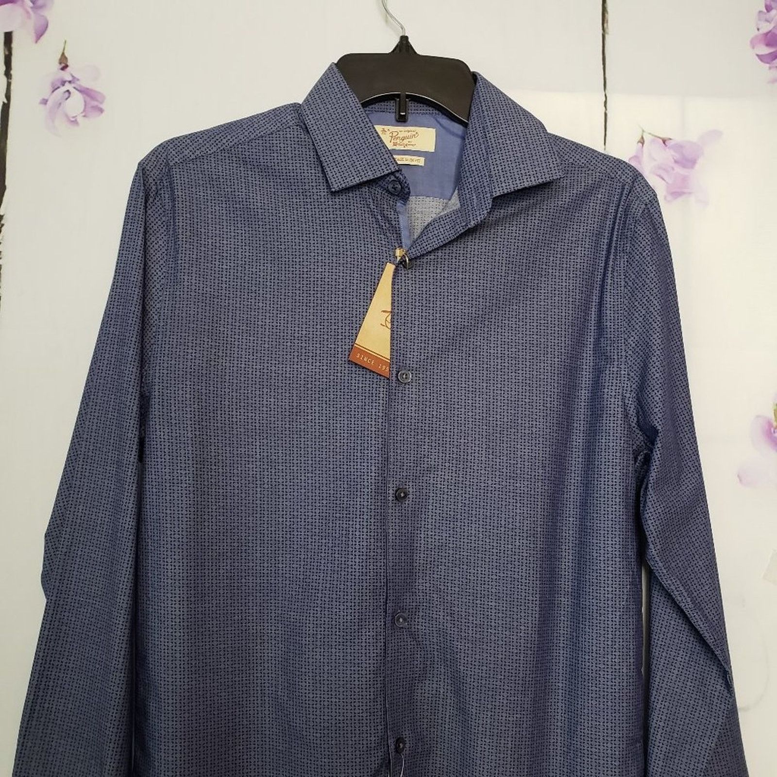 Original Penguin Original Penguin Munsingwear Button Slim Fit Dress Shirt Size US S / EU 44-46 / 1 - 9 Thumbnail
