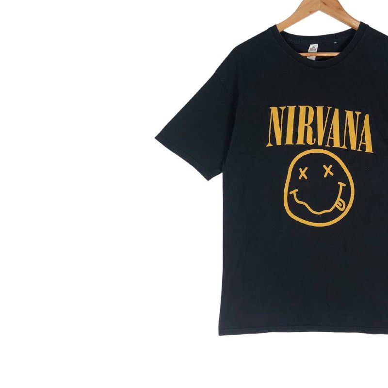 Band Tees Vintage Nirvana Smile Face T-shirt Size US L / EU 52-54 / 3 - 3 Thumbnail