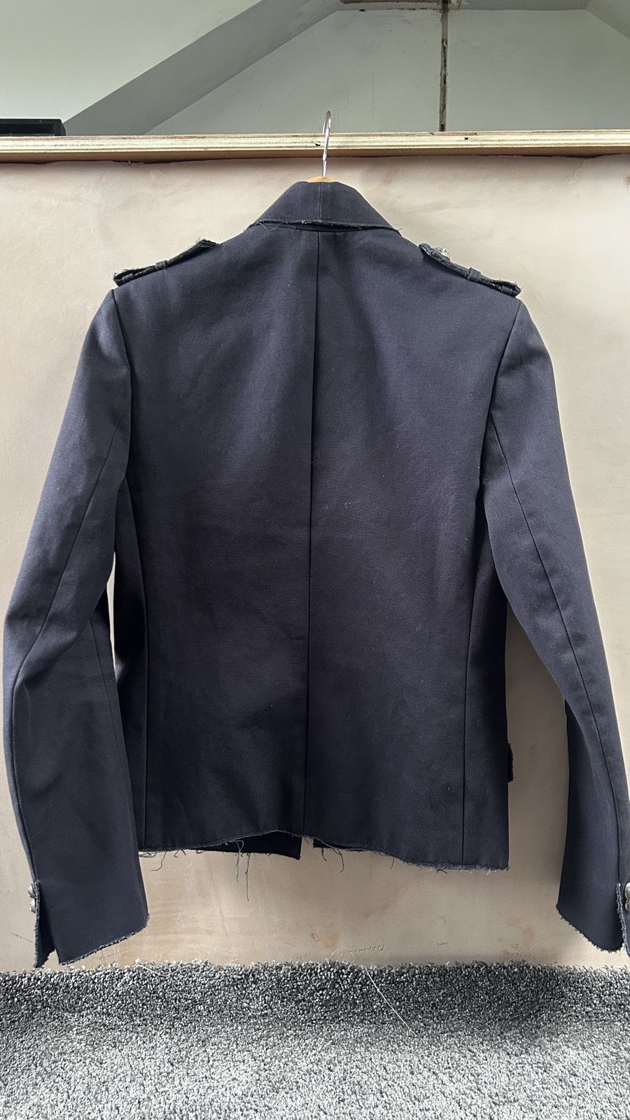 Balmain SS13 Distressed Napoleon Blazer Jacket Size US S / EU 44-46 / 1 - 3 Thumbnail