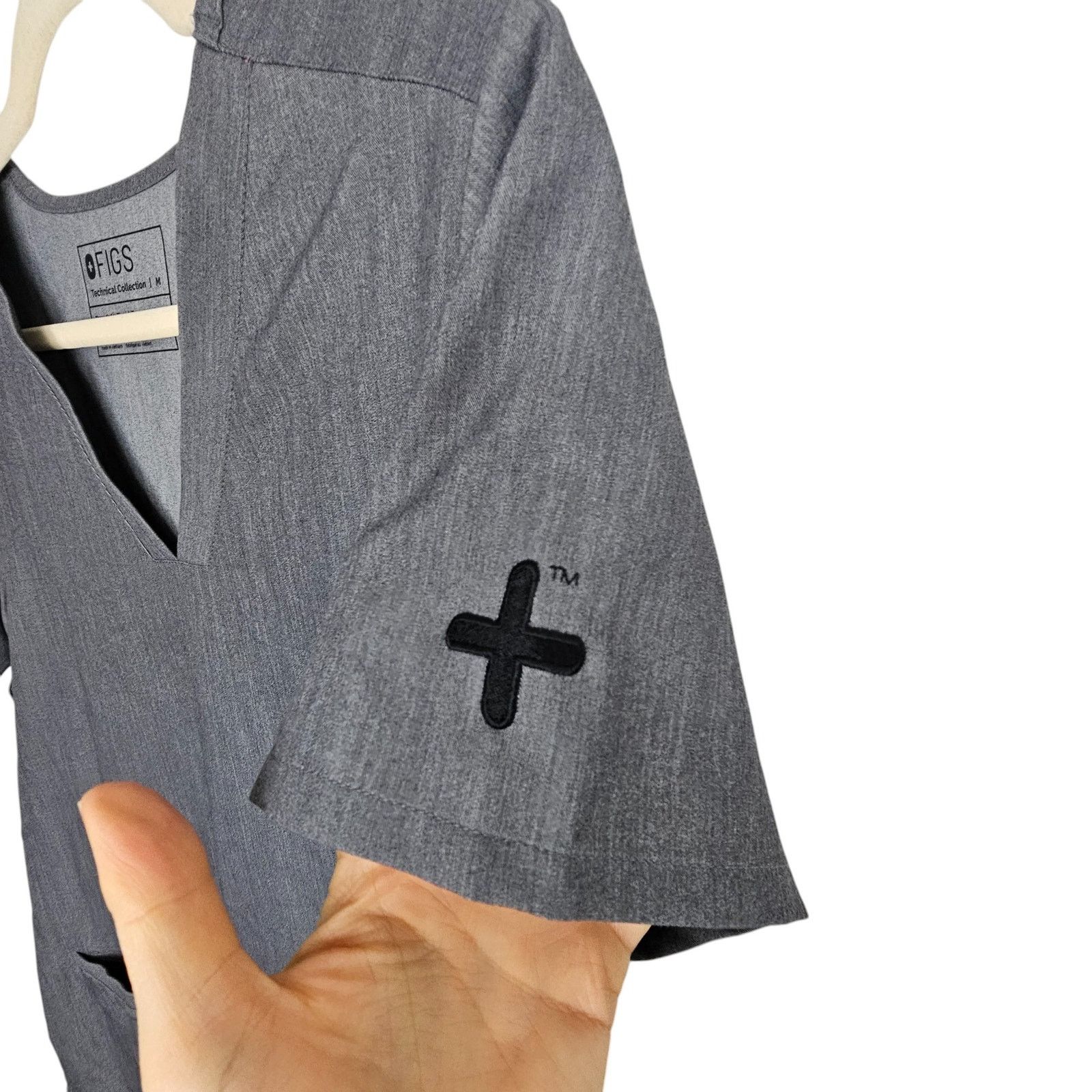 Figue Figs Womens Casma Scrub Top Sz M Stretch Workwear Comfort Size M / US 6-8 / IT 42-44 - 5 Thumbnail