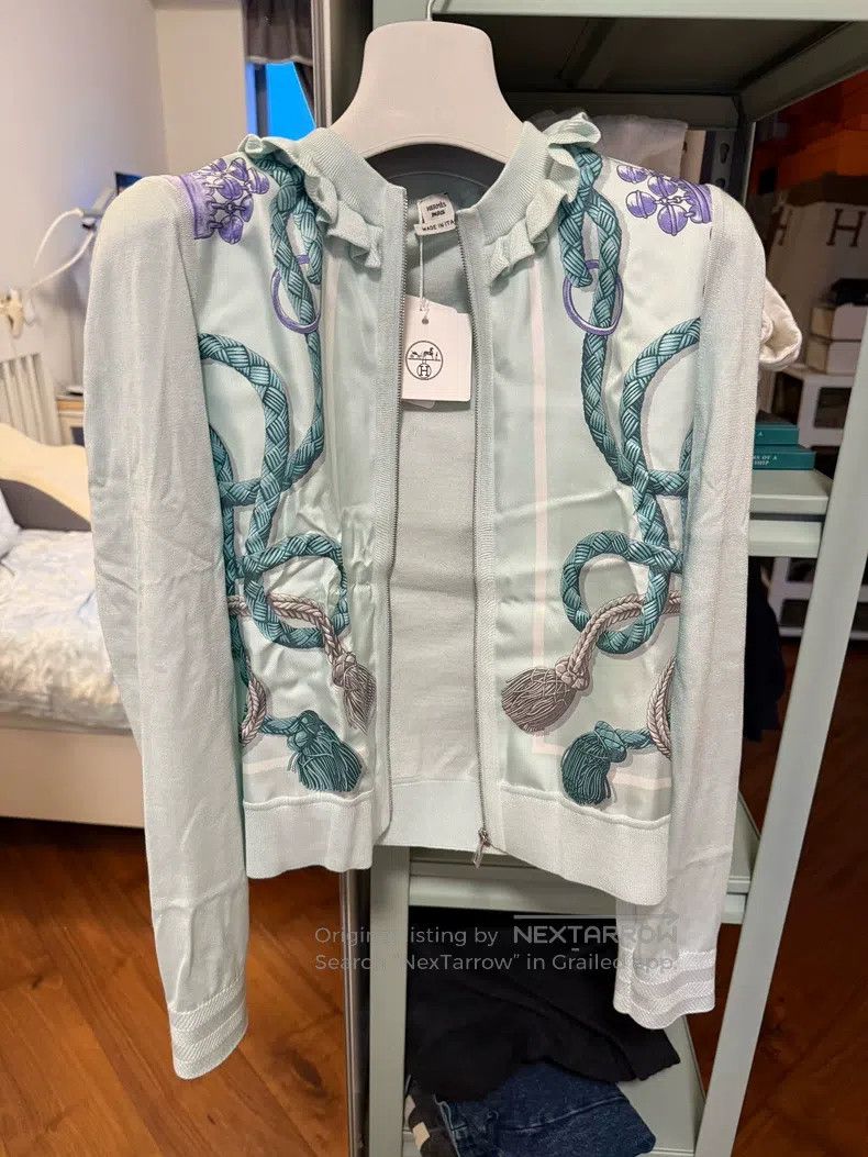 Hermes Hermes 2025 Autumn/Winter women's cashmere and silk blend Size XS / US 0-2 / IT 36-38 - 1 Thumbnail