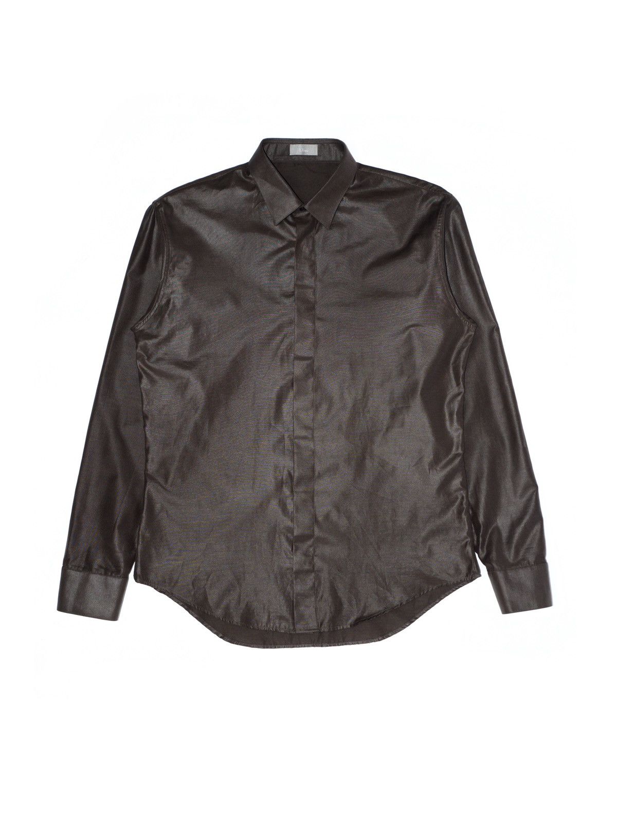 Dior Homme FW05 “In The Morning” Shiny Button Up Shirt