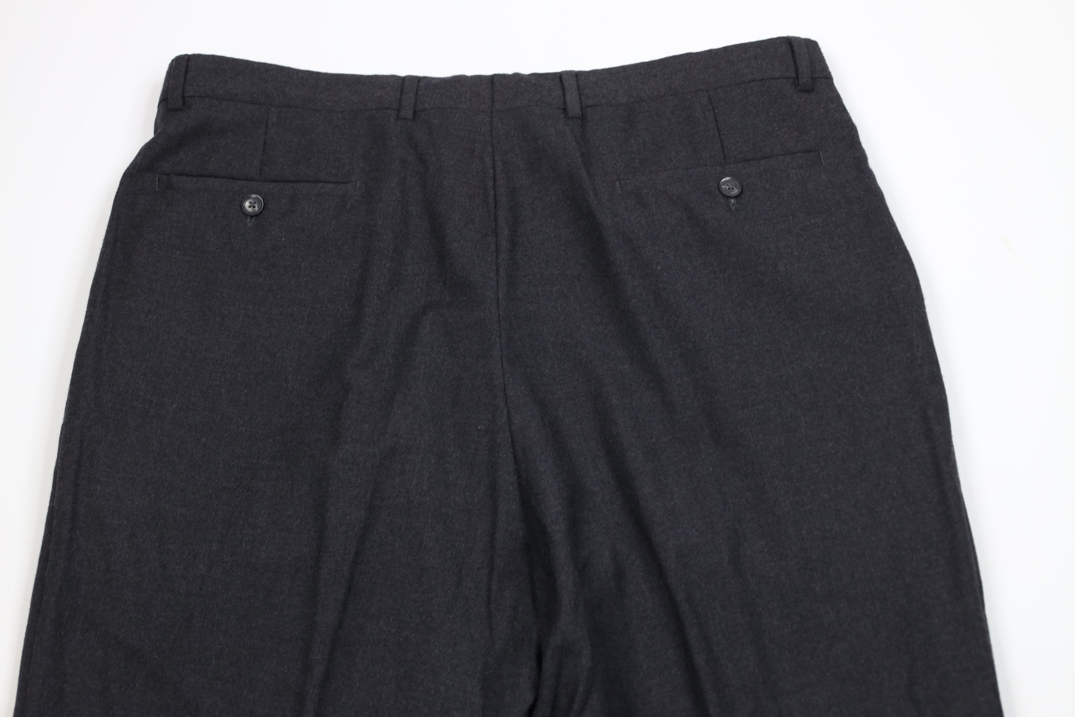 Vintage Vintage 90s Streetwear Wide Leg Chino Pants Charcoal Gray Size US 36 / EU 52 - 9 Thumbnail