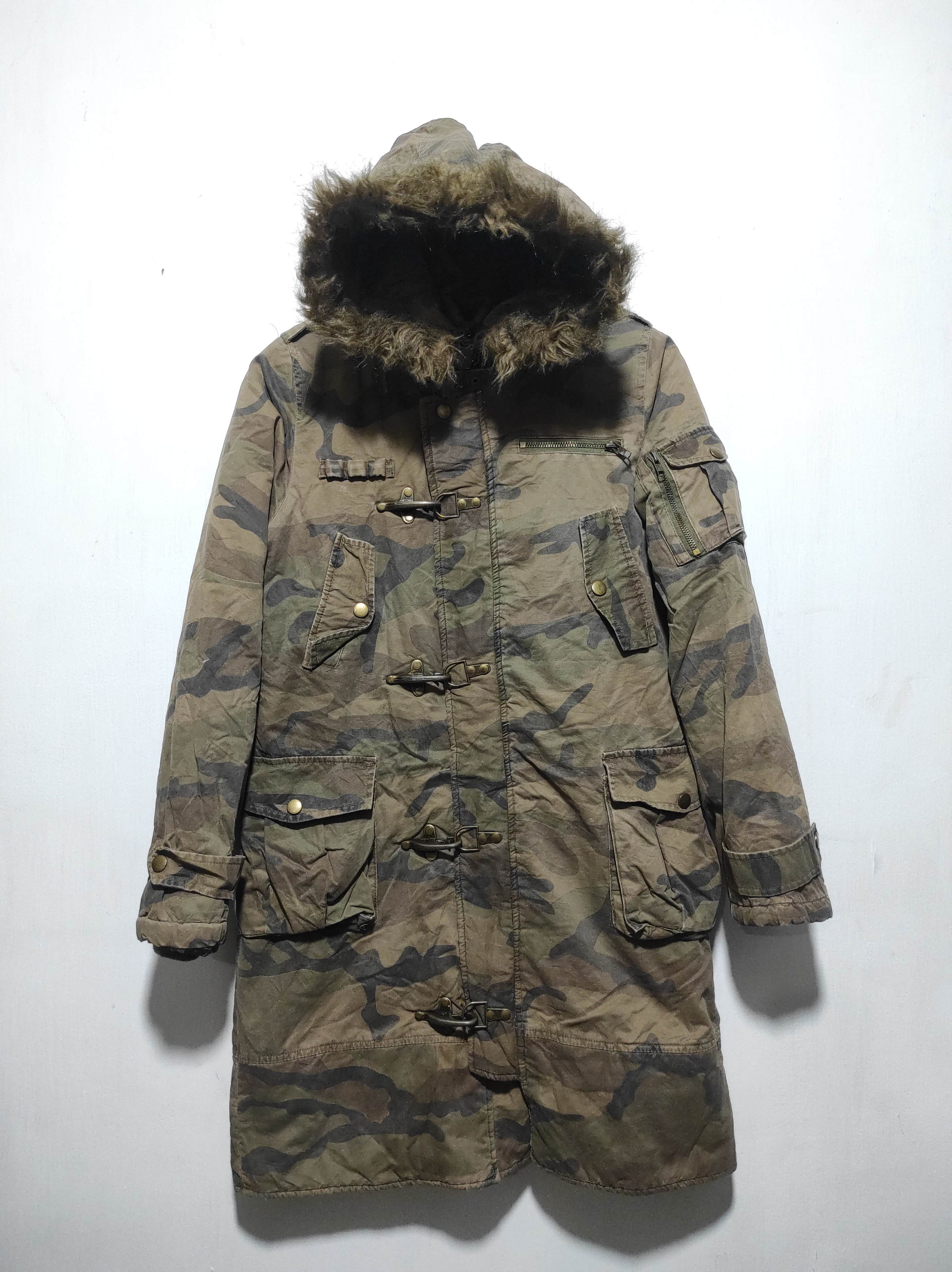 Hysteric Glamour XAJA Camo Parka Fur Hoodie Jacket Ifsixwasnine Lgb Style Size US M / EU 48-50 / 2 - 2 Thumbnail