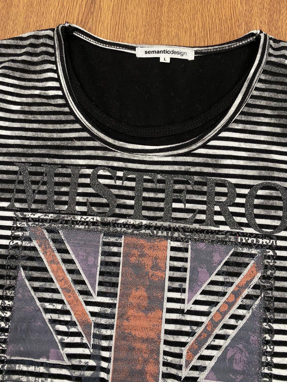 If Six Was Nine × Le Grande Bleu (L.G.B.) × semanticdesign Semantic design mistero crowdee tee Size US L / EU 52-54 / 3 - 3 Thumbnail