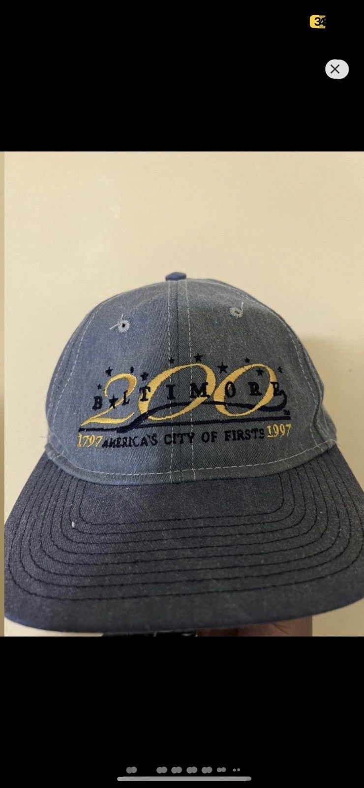 Vintage ***FINAL DROP***RARE 1997 BALTIMORE MARYLAND SOUVENIR O/S Size ONE SIZE - 2 Thumbnail