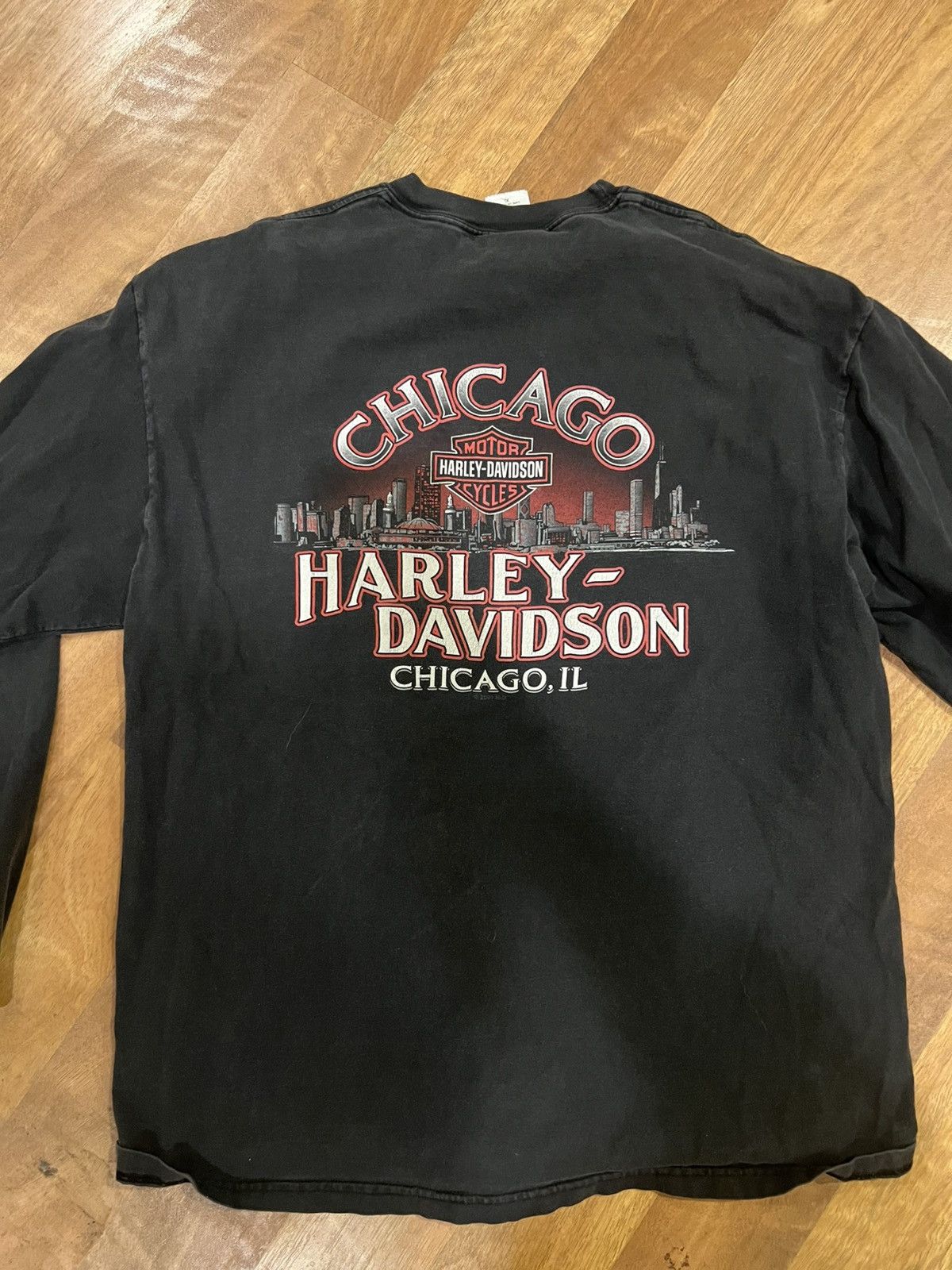 Vintage Harley Davidson “Chicago” Longsleeve Size US XL / EU 56 / 4 - 3 Thumbnail